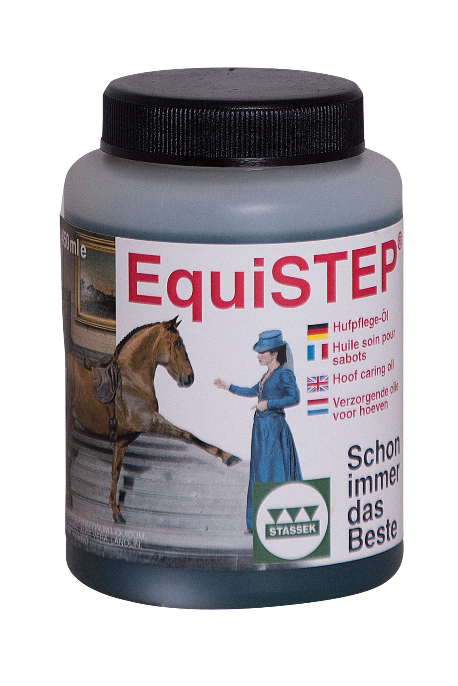 Stassek Equistep Hoof Oil Swap Bottle, 450 ml Horse Health Care