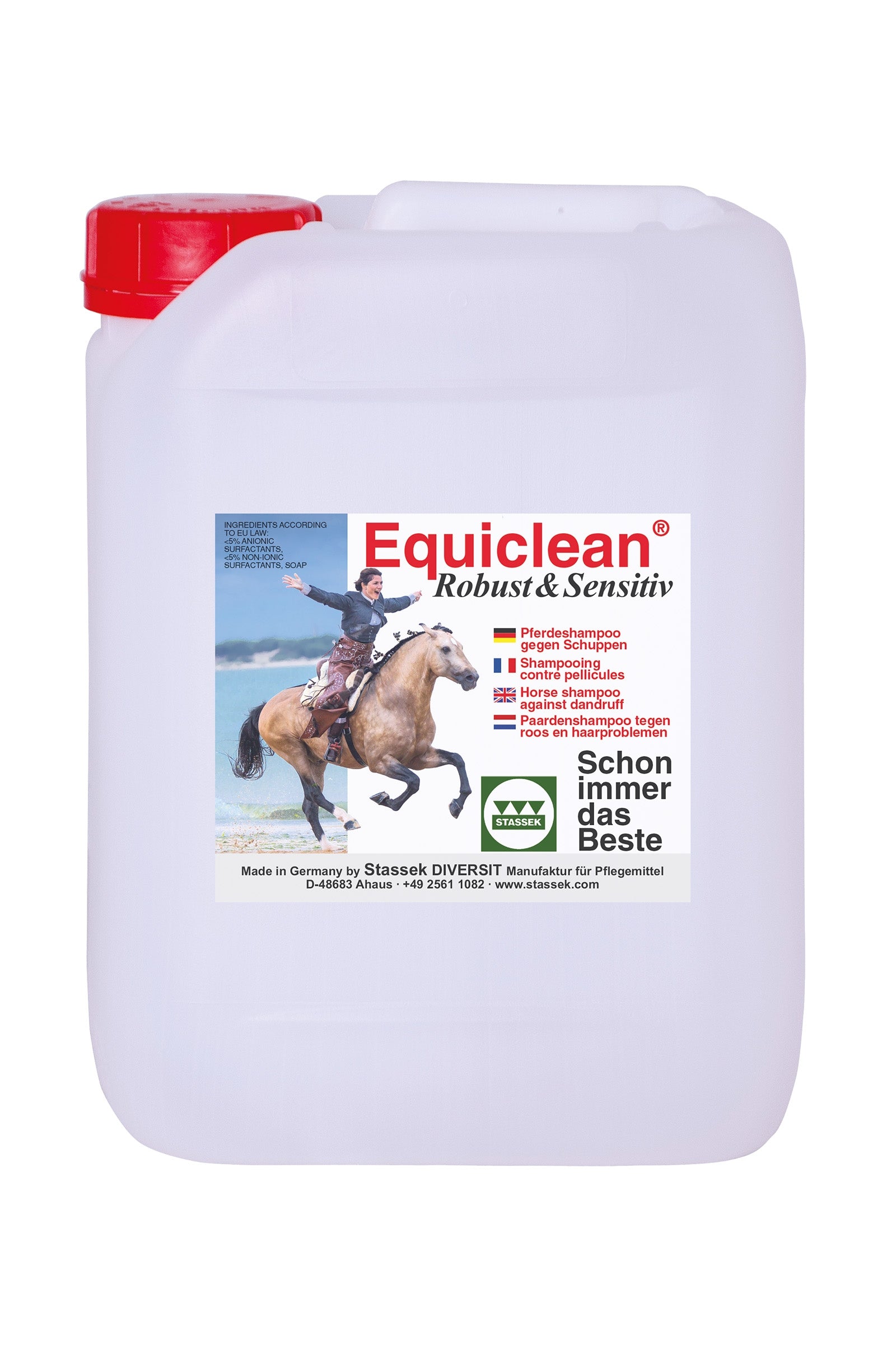 Stassek Equiclean Robust Outdoor Shampoo, 5 liters Horse Health Care