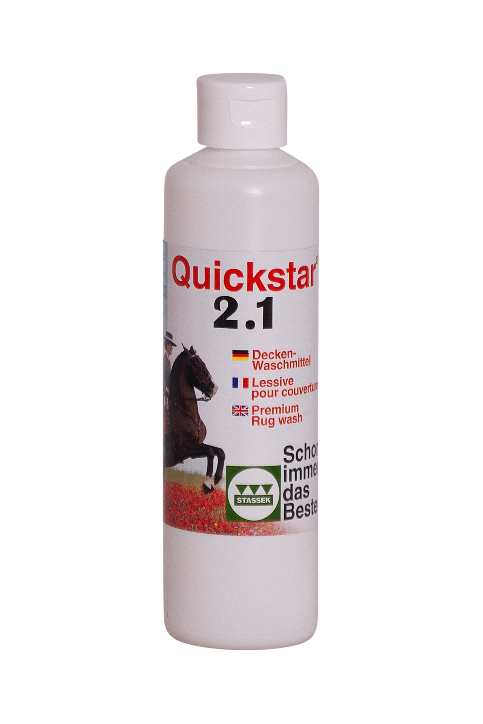 Stassek Quickstar 2.1 Premium Detergent for Rugs and Saddlepads, 250 ml Horse Health Care