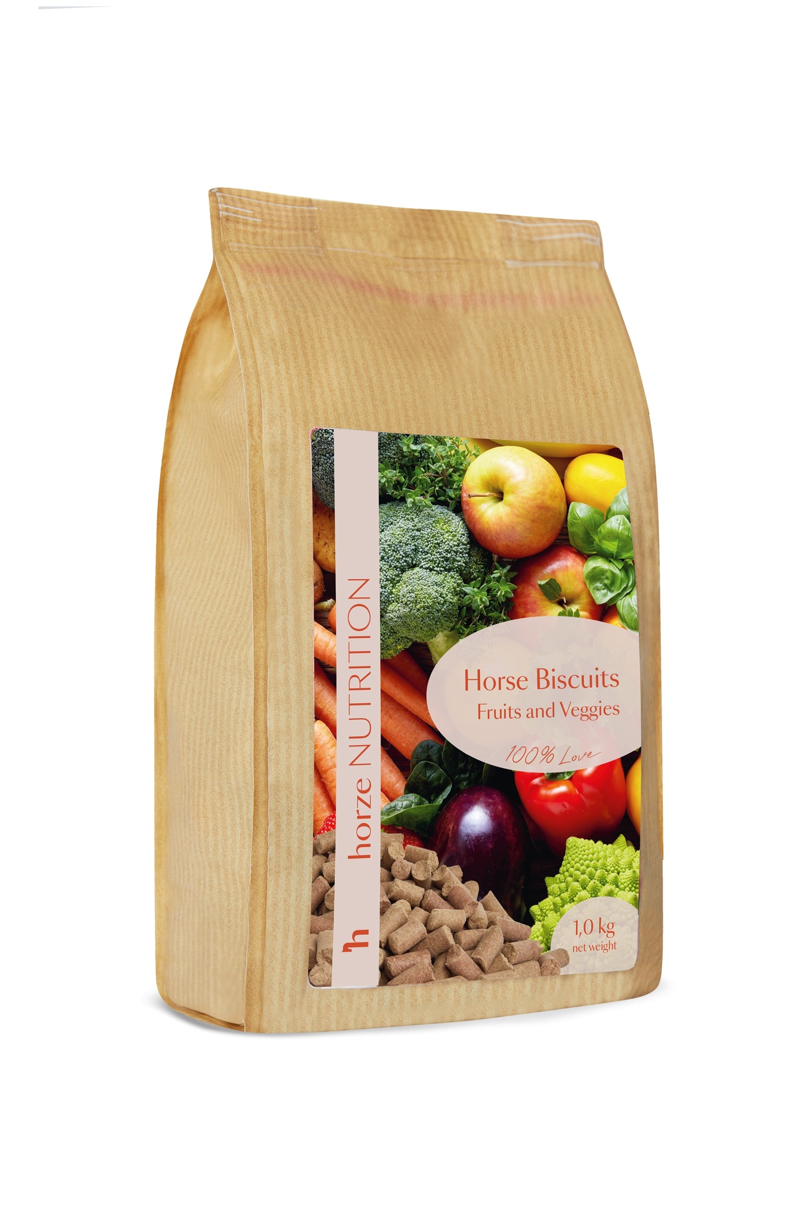 Horze Biscuits Fruits & Veggies, Treats 1kg Horse Feed & Nutrition
