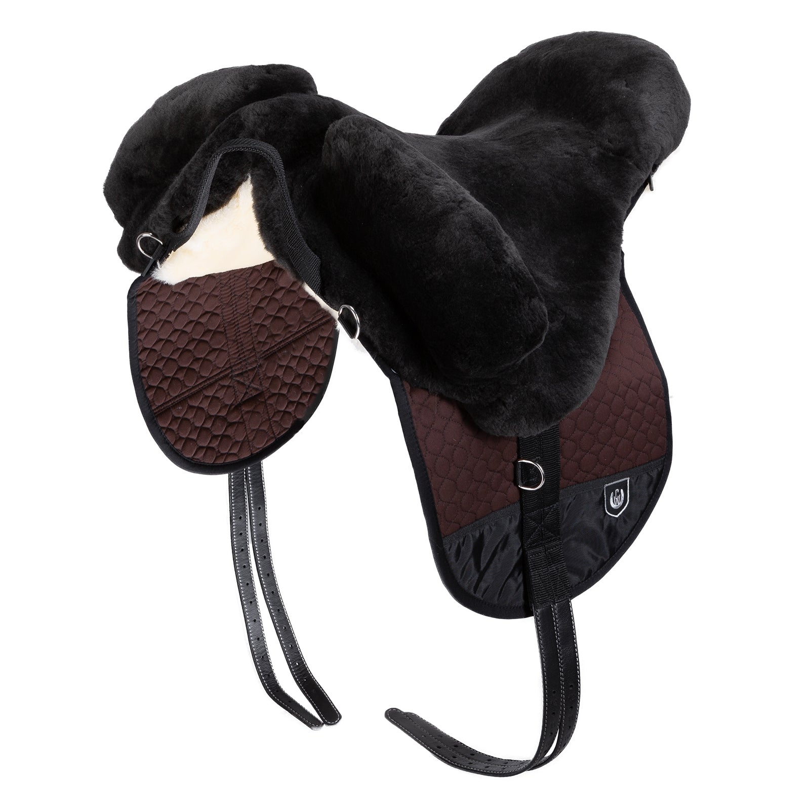 Christ Premium Plus Shetland Lambskin Saddle Saddles, Girths & Stirrups