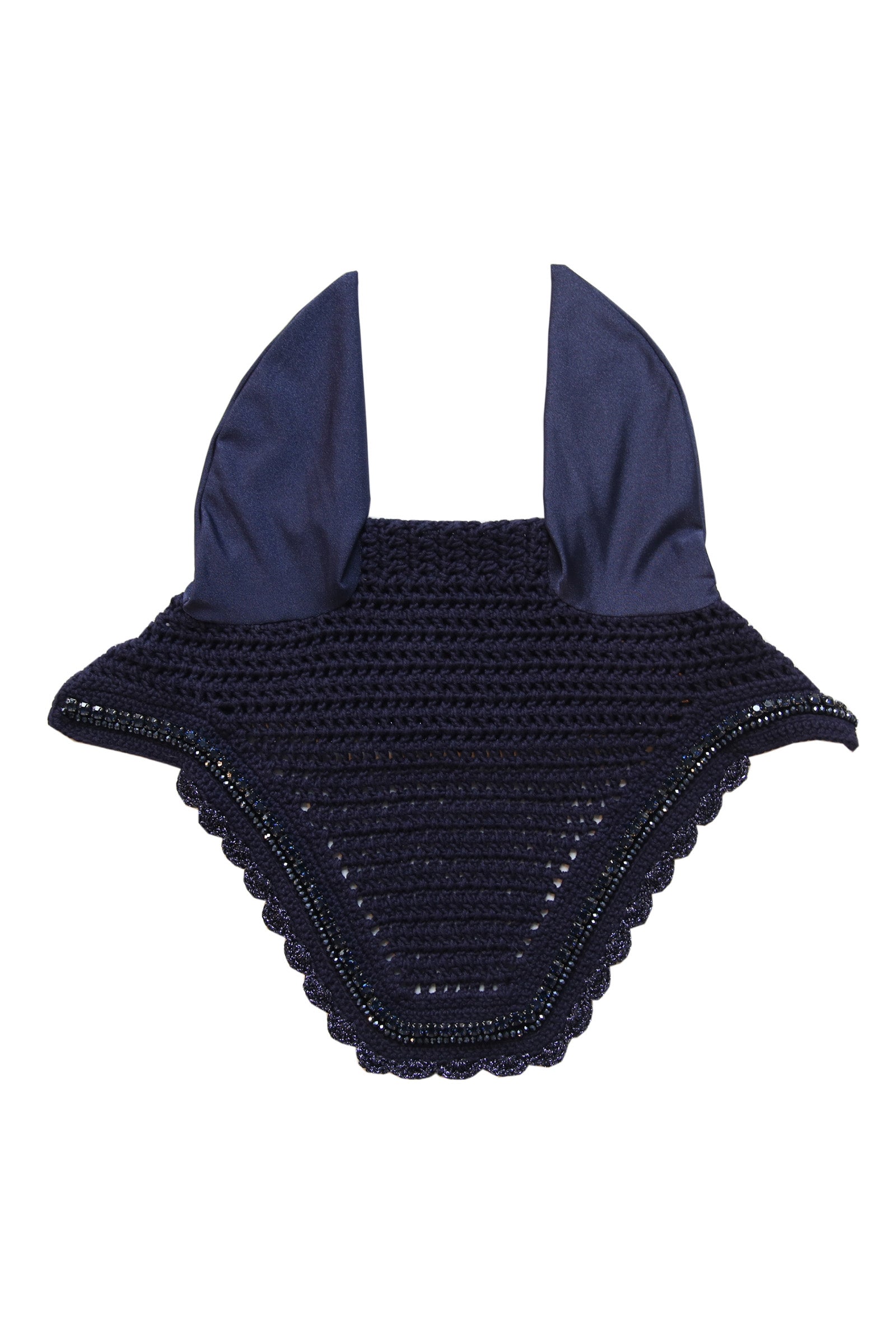 Kentucky Horsewear Fly Veil Wellington Stone & Pearl Saddle Pads