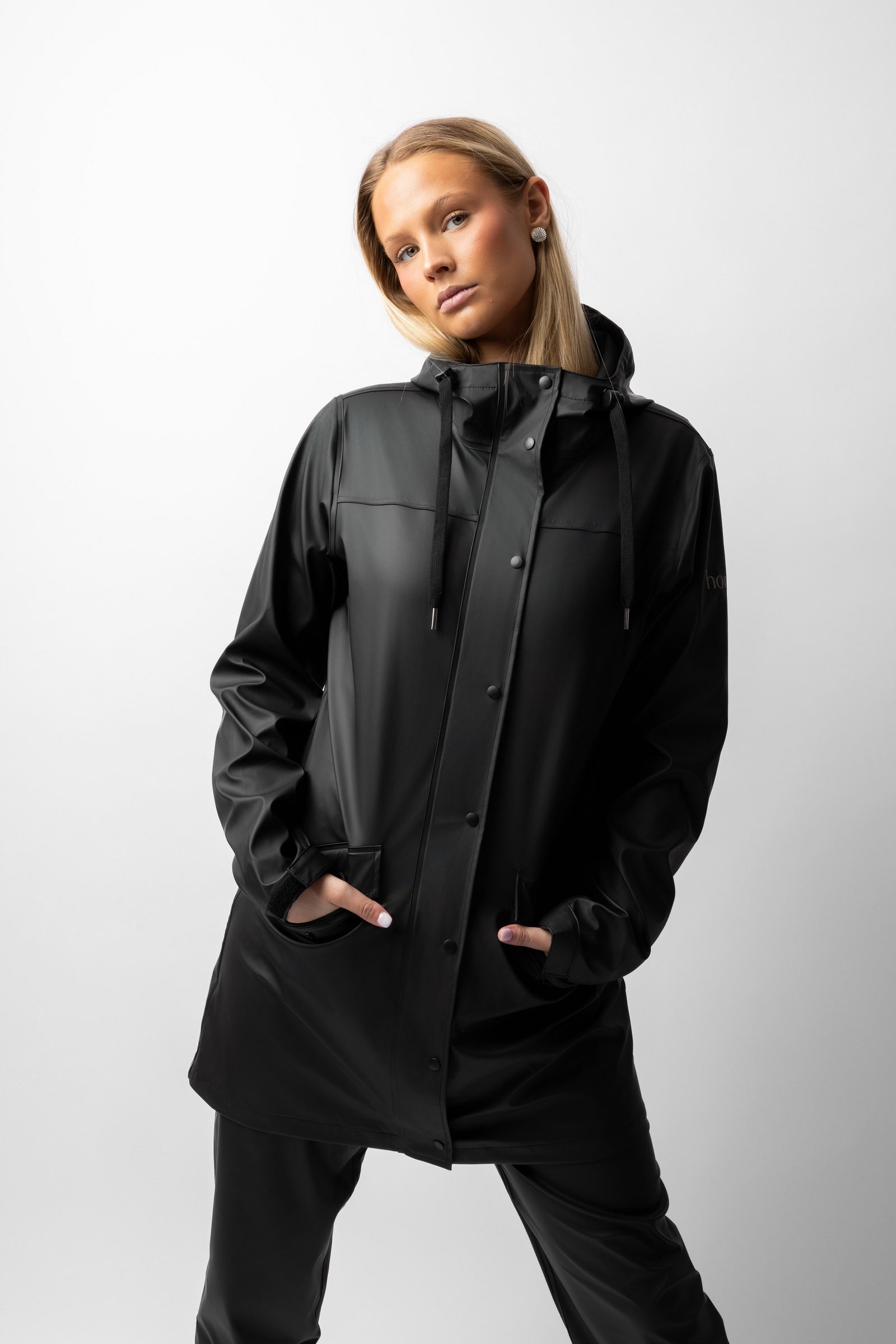 Horze Billie Women's PU Rain Riding Jacket Women’s Riding Clothing