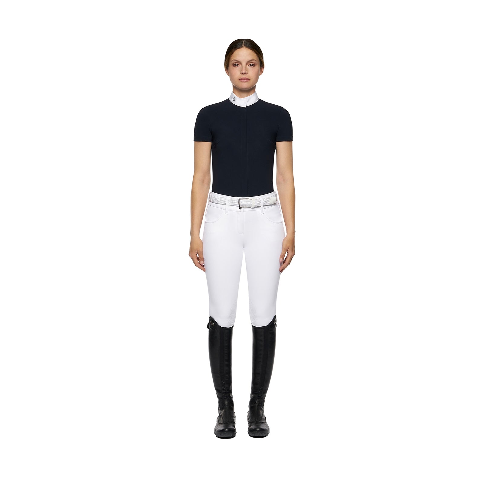 Cavalleria Toscana Women's Short Sleeve Competition Shirt Women’s Riding Clothing