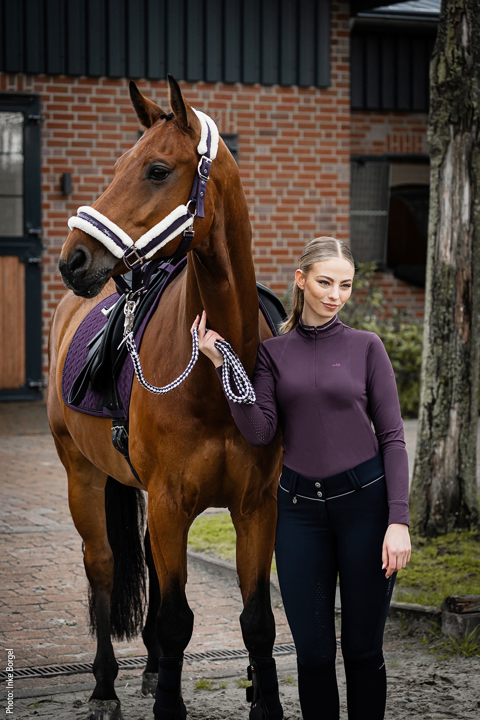 Schockemöhle Sports SP Peppa Style Women's Winter Training Shirt Women’s Riding Clothing