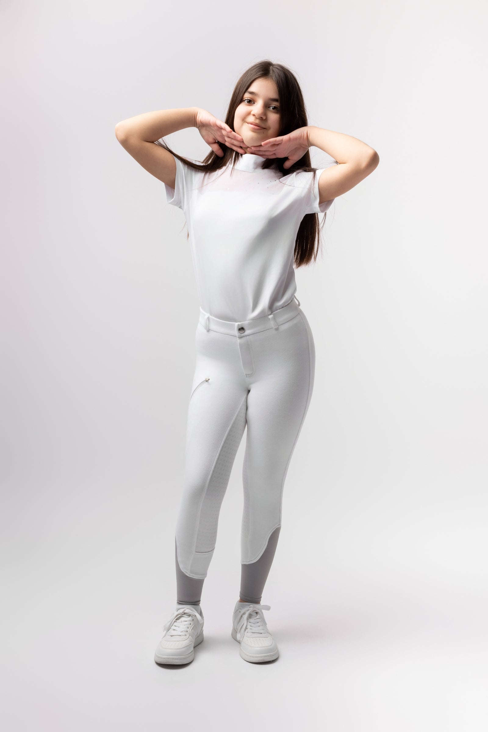 Horze Felicia Kids´ Breeches With Full Grip Kids Apparel
