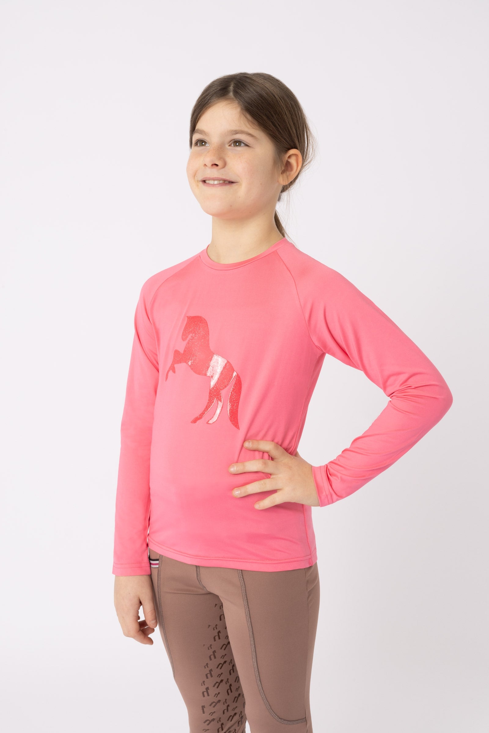 Horze Flora Kids' Functional Longsleeve Kids Apparel