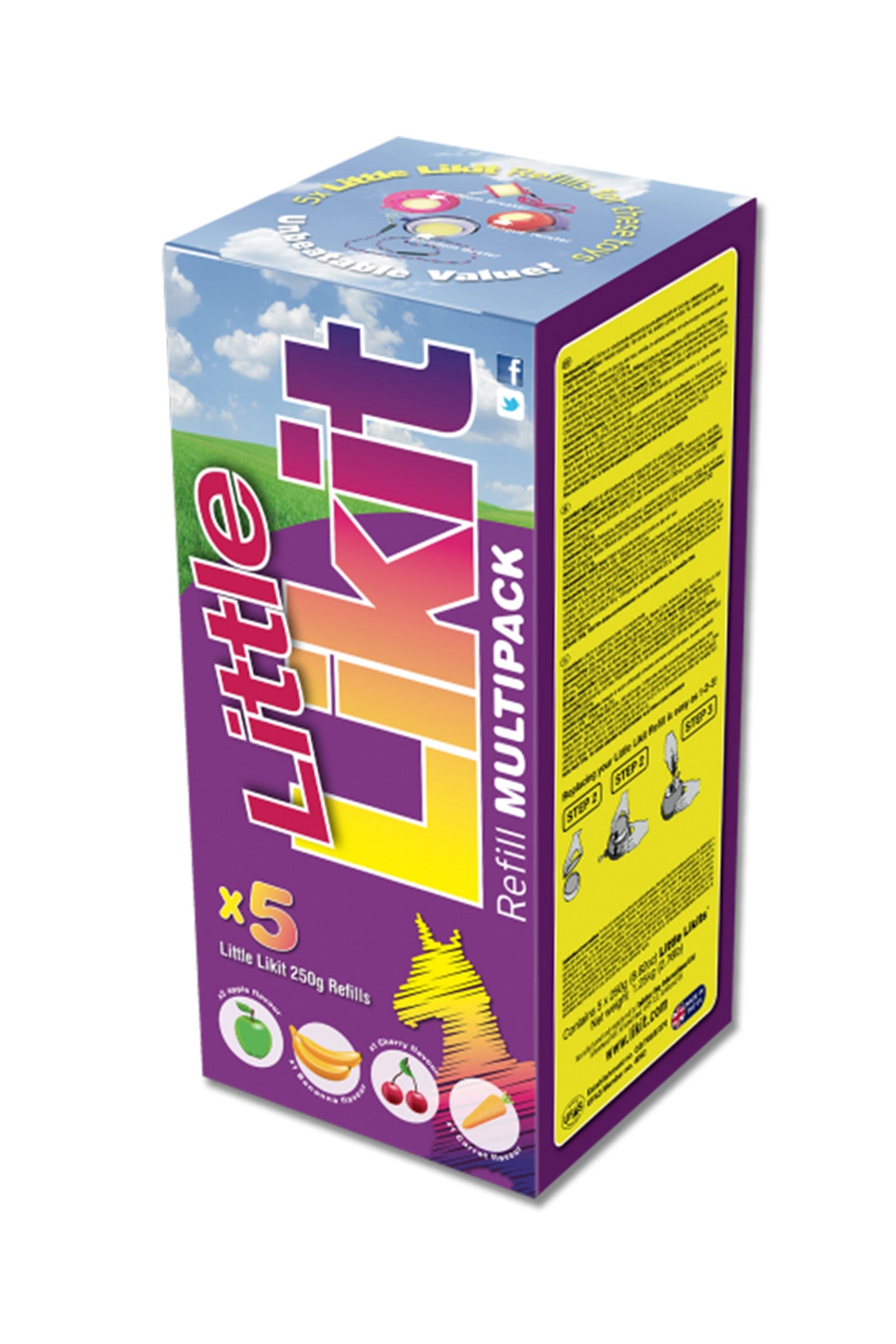 Likit 250 g, multipack, banana, carrot, cherry, 2x apple Horse Feed & Nutrition