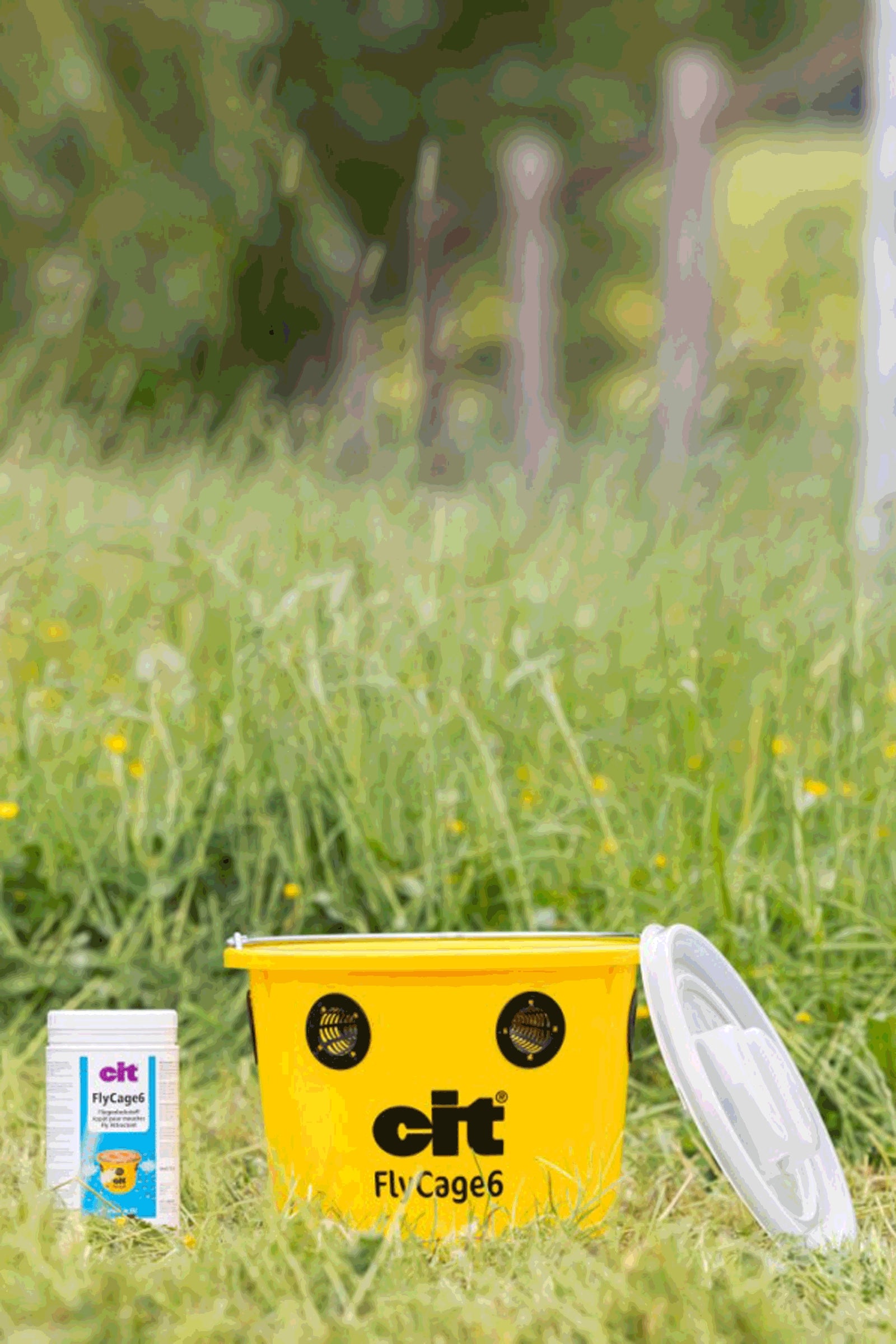 Kerbl Cit FlyCage 6 Fly Trap, Set incl. 750 g Attractant Antifly Protection for Horses