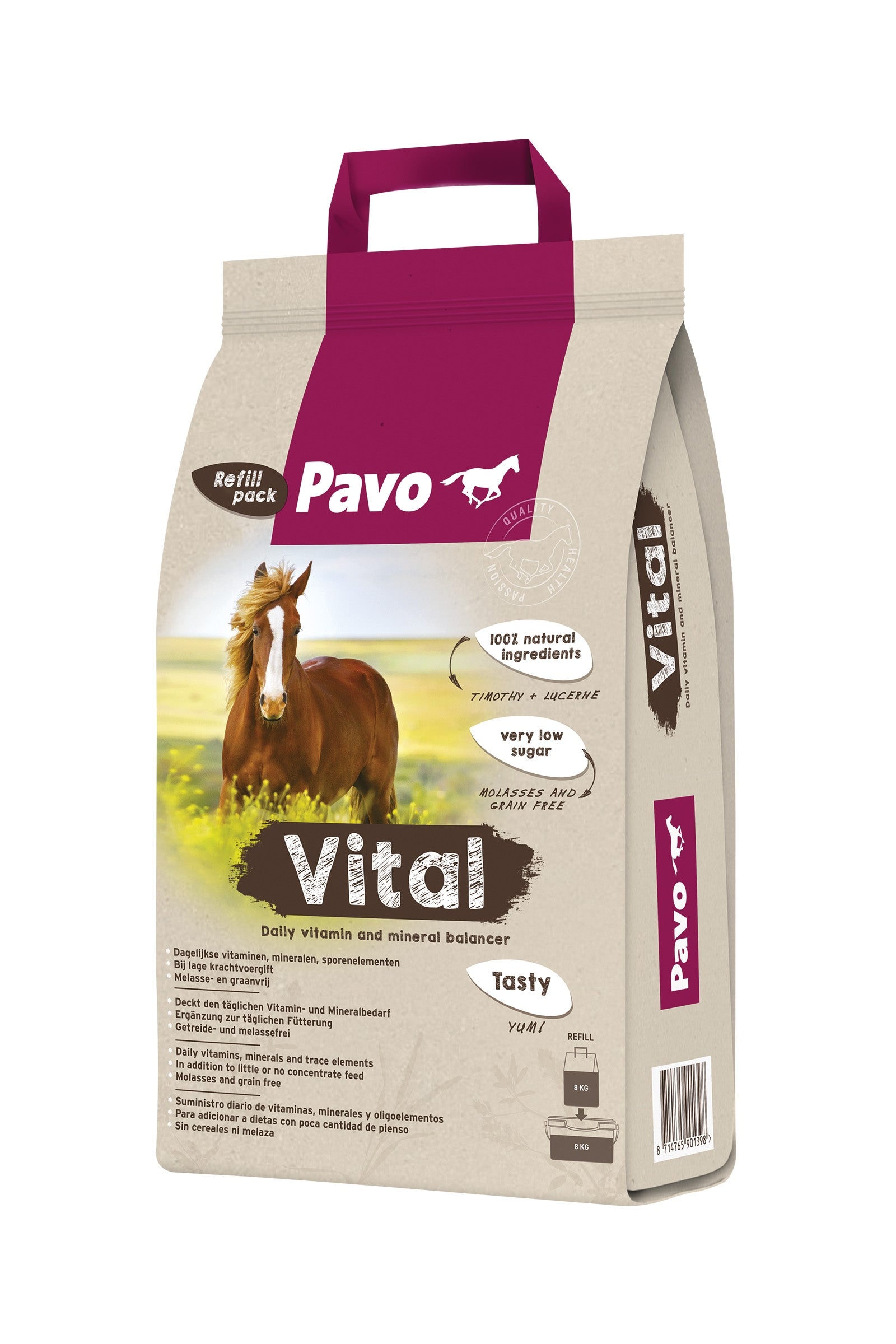 pavo Pavo Vital Refill 8 kg Horse Feed & Nutrition