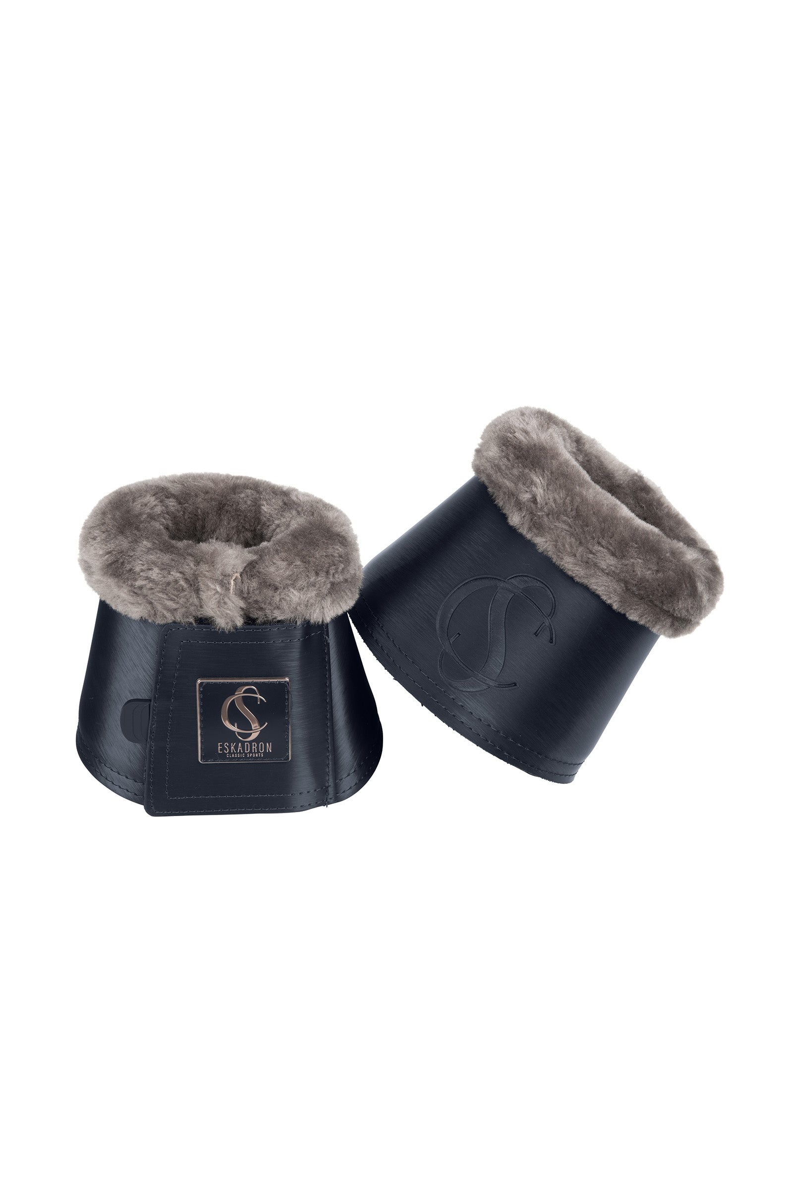Eskadron Classic Sports Bell Boots Softslate Fauxfur SS24 Leg Protection & Hoof Protection for Horses
