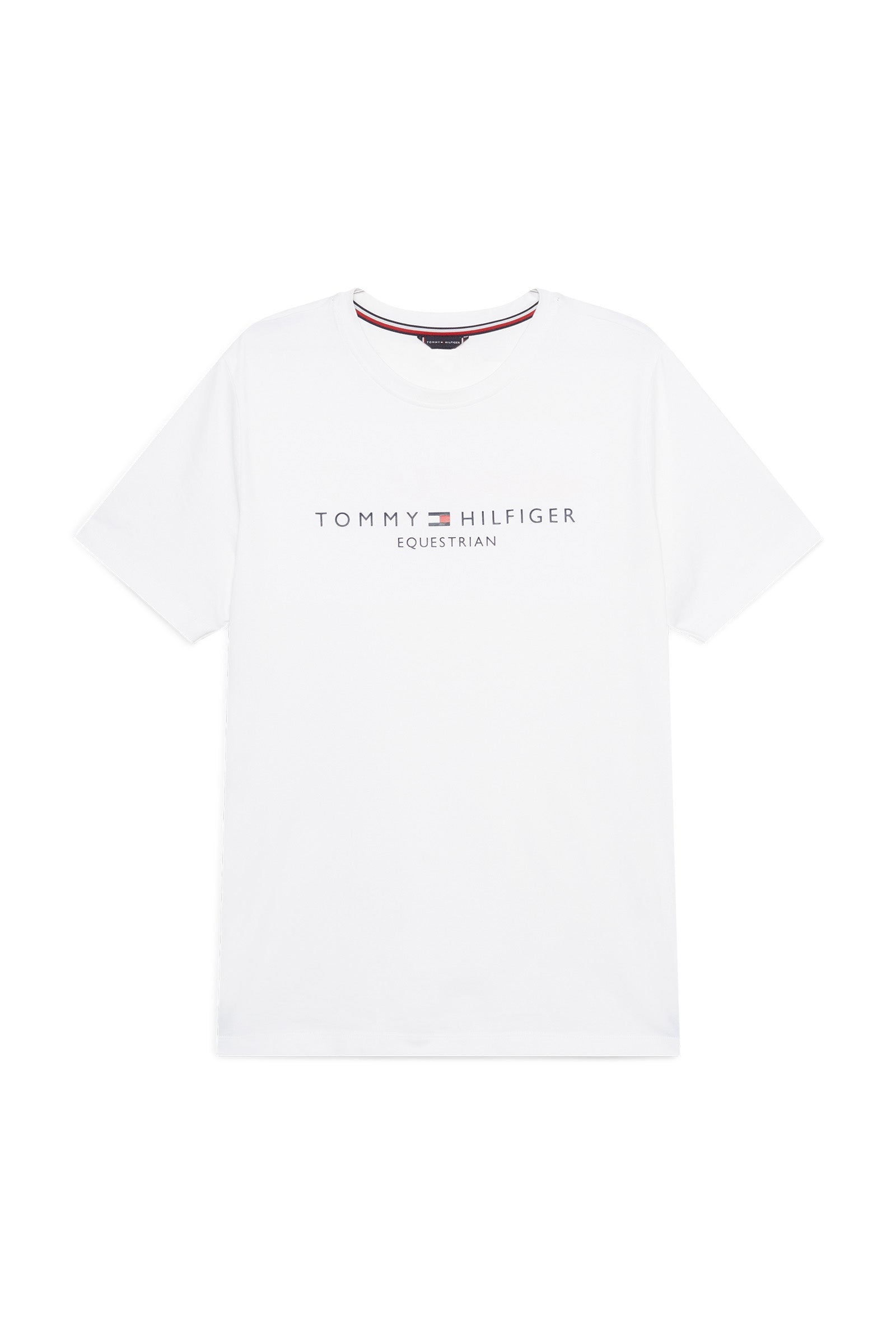 Tommy Hilfiger Equestrian Williamsburg Logo T-Shirt Short Sleeves Mens Riding Clothing
