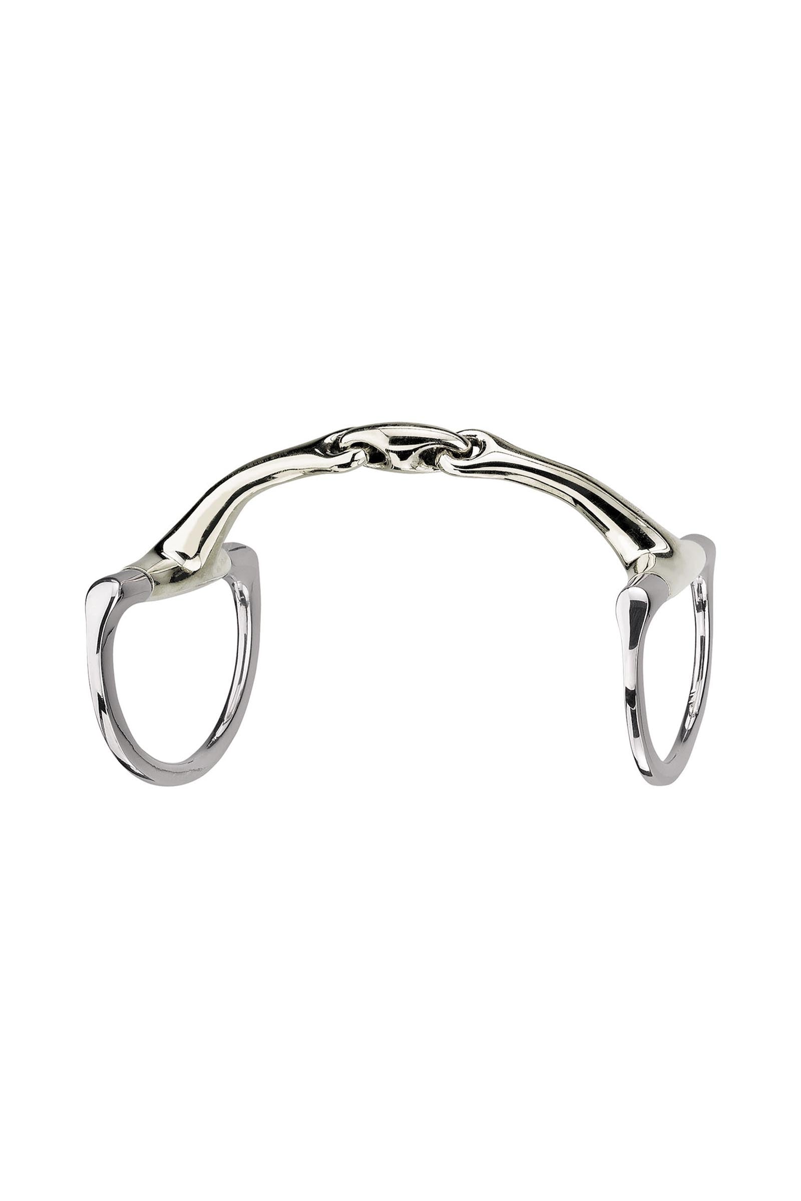Sprenger Dynamic RS Eggbutt Bit, D-Rings, Double Jt., 14 mm, Sensogan Horse Bits
