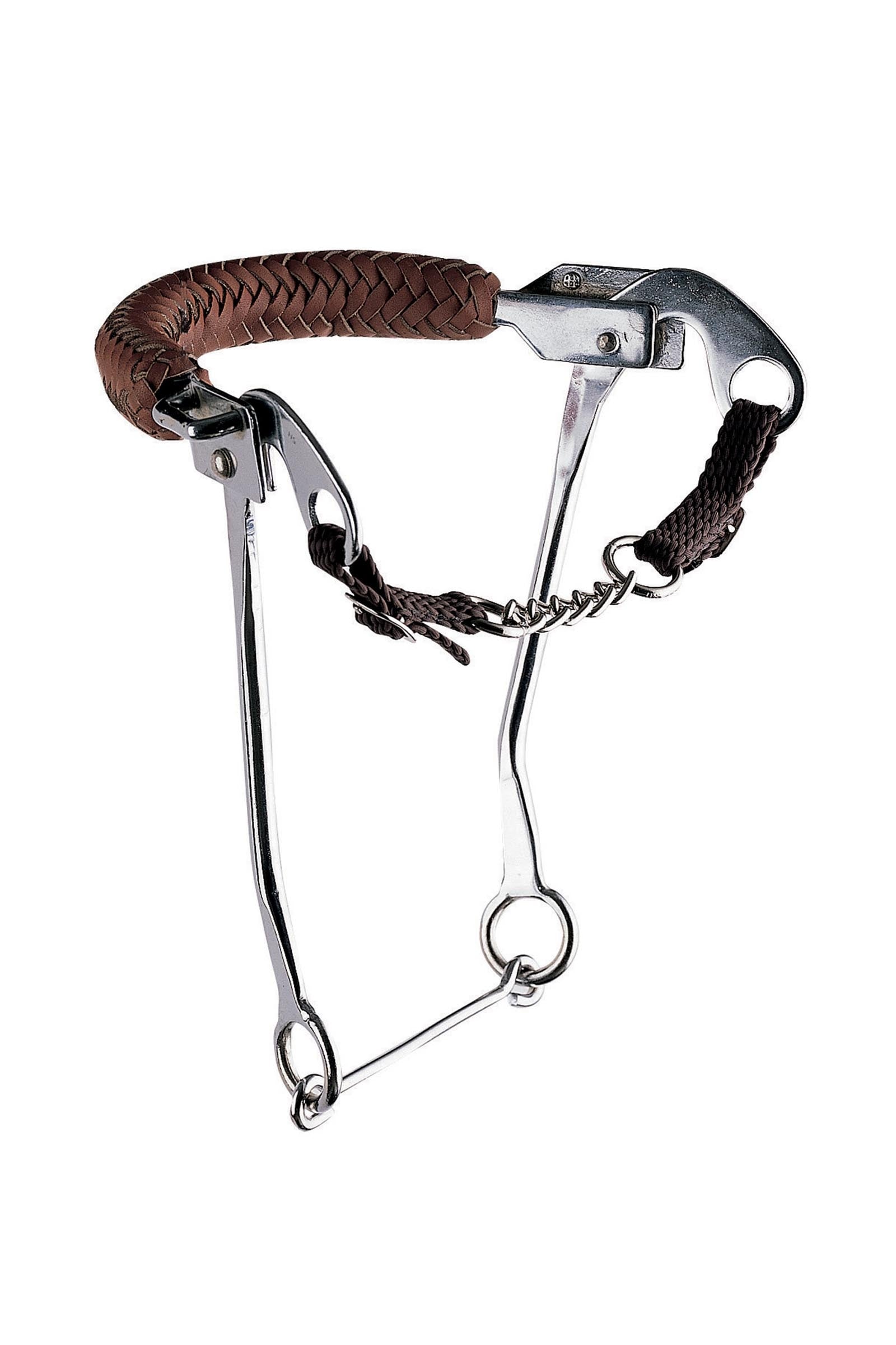 Sprenger Hackamore Bit W. Curb Chain, Stainless. St. Cheeks 35cm Horse Bits