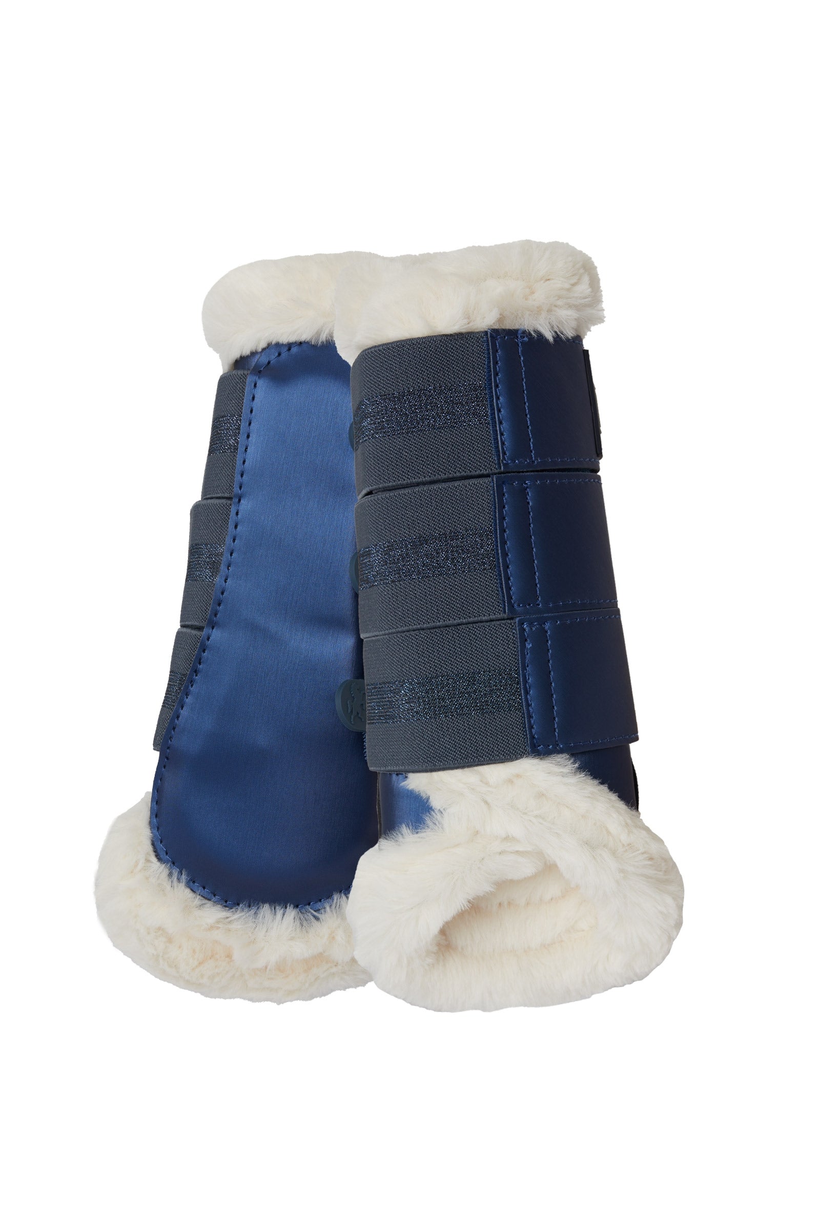B Vertigo Drew Brushing Boots wit Faux Fur Lining Leg Protection & Hoof Protection for Horses