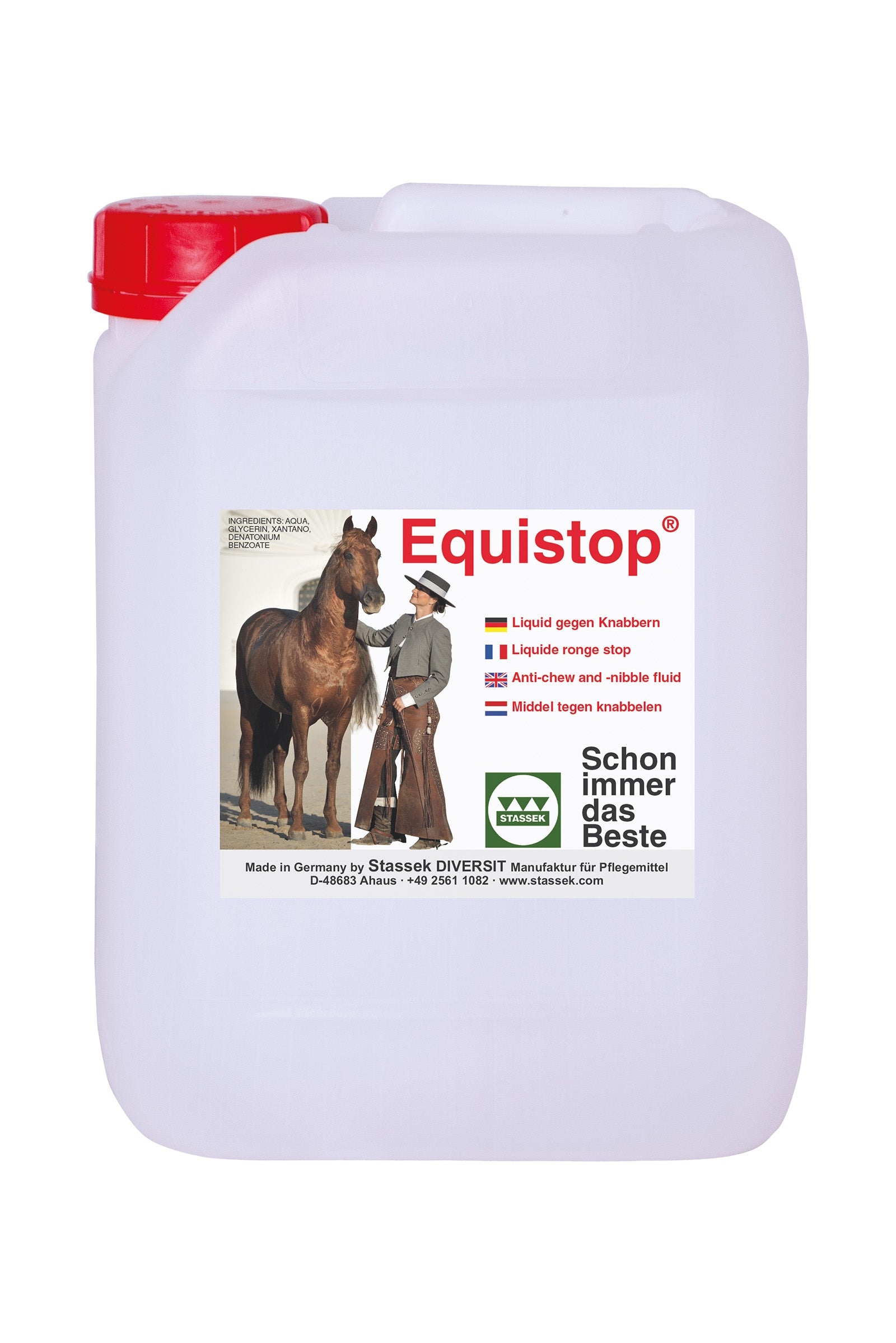 Stassek Equistop Anti-Nibble Fluid, 2 liters Stable Equipment
