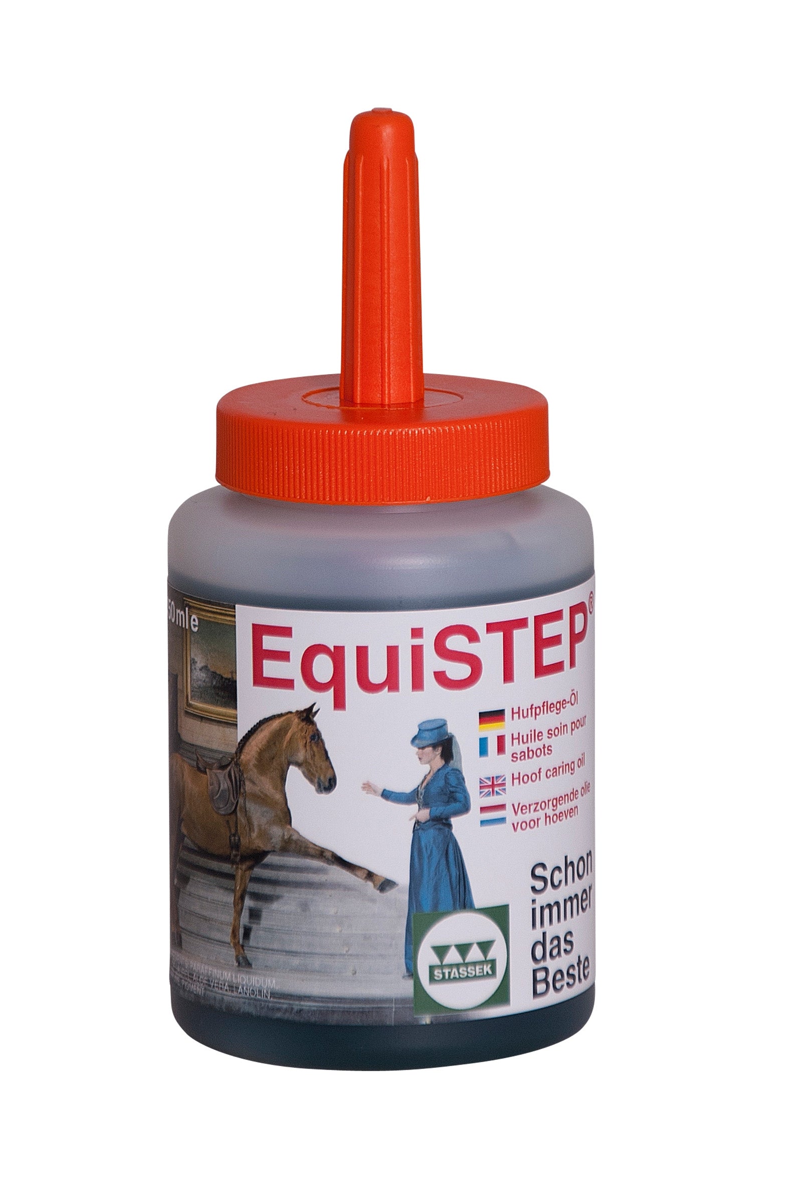 Stassek Equistep Hoof Oil Brush Bottle, 450 ml Horse Health Care