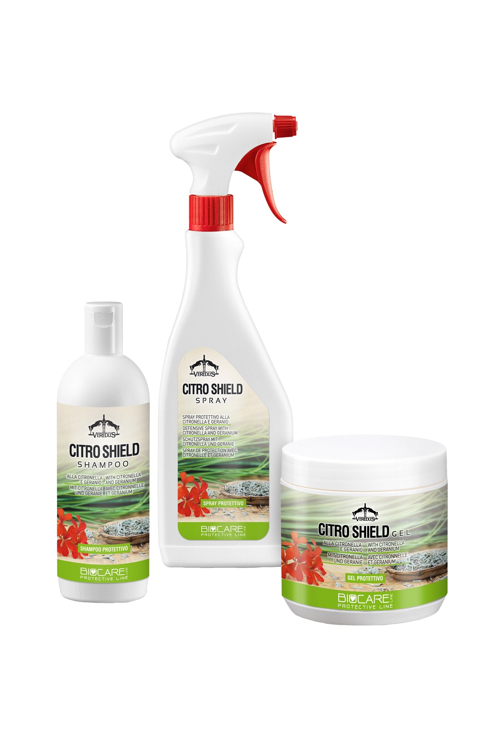 Veredus Citro Shield Insect Repellent Gel, 500 ml Antifly Protection for Horses