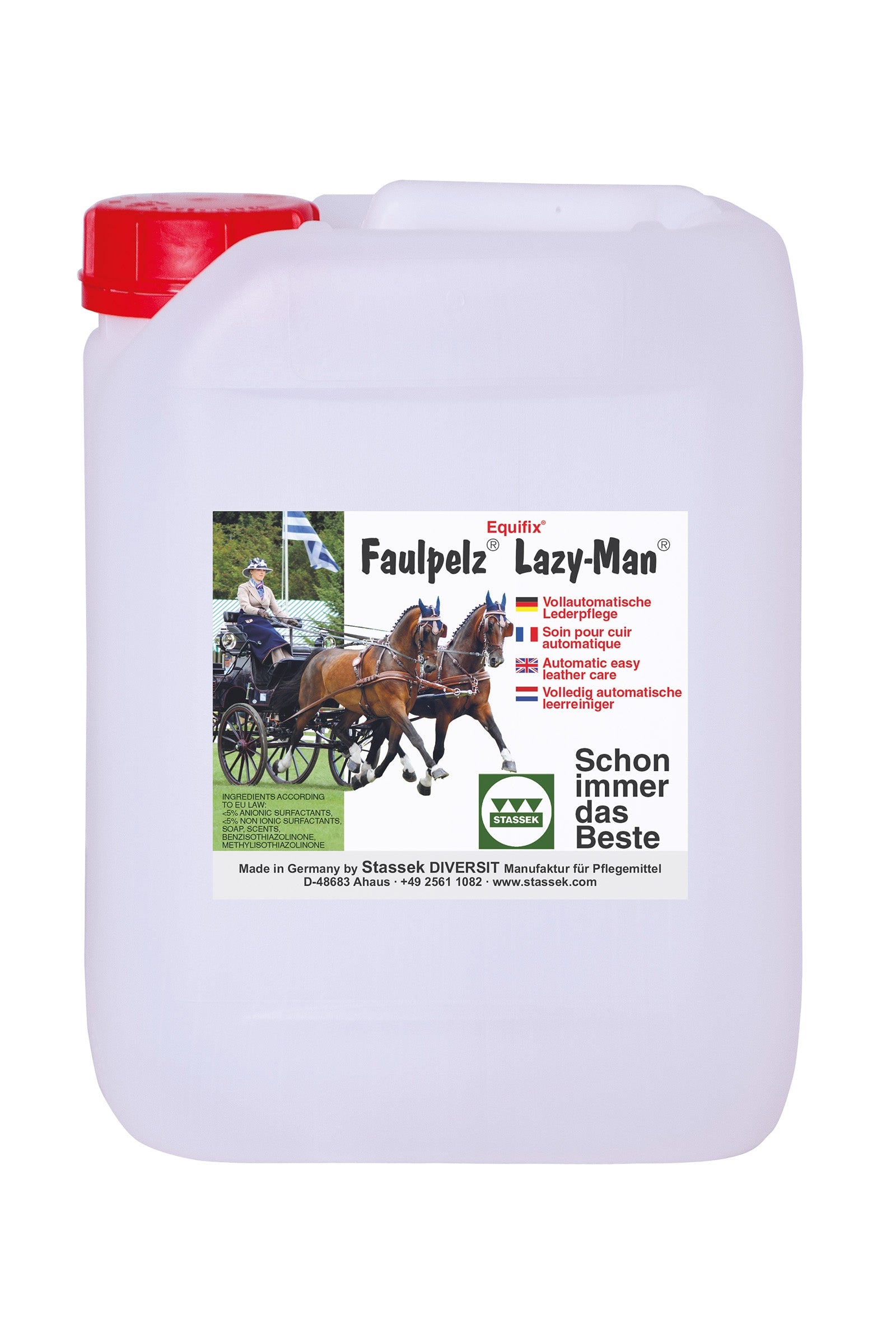 Stassek Equifix Lazy-Man Automatic Leather Care, 5 liters Horse Health Care