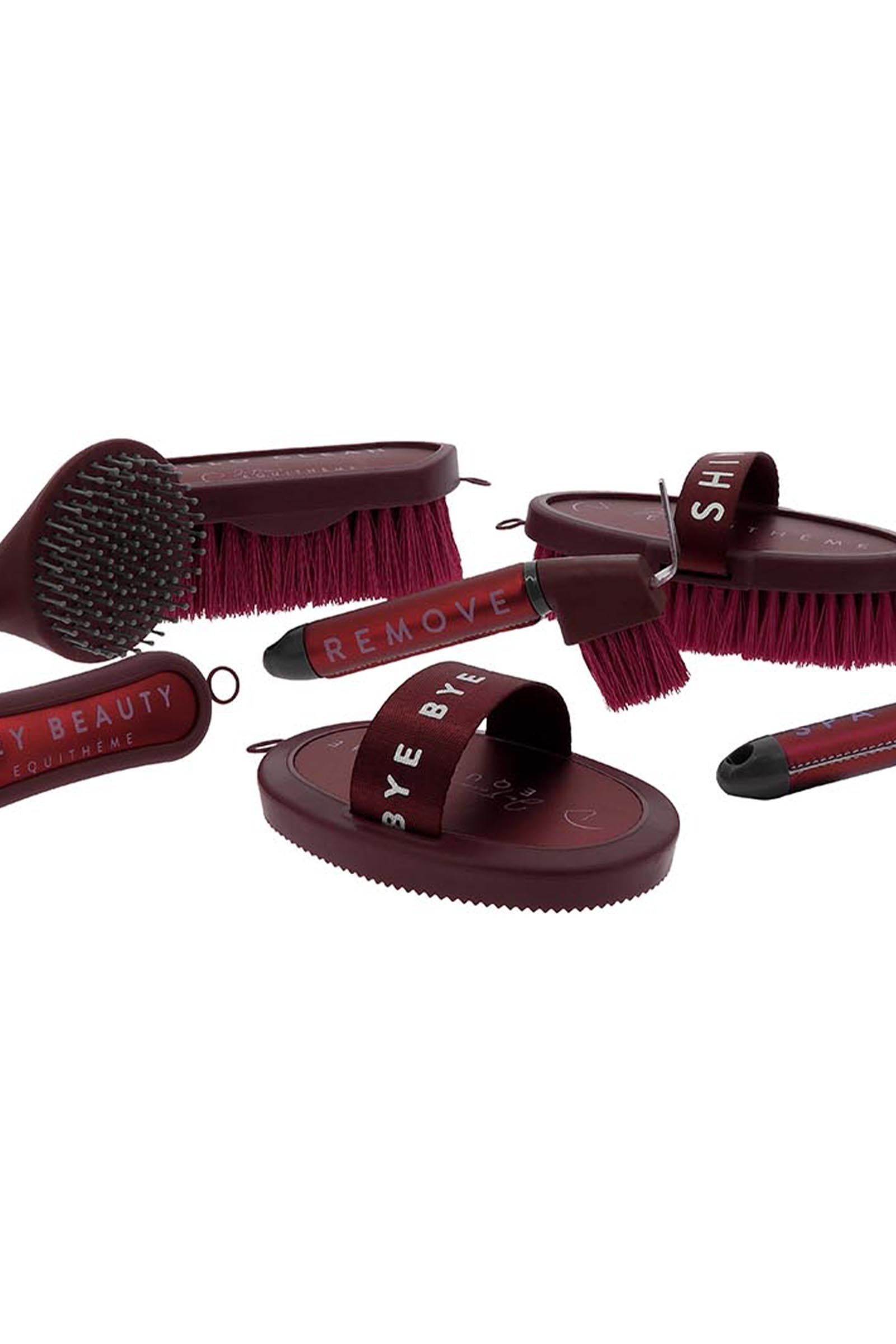 Equi Theme EQUITHÈME Je t'aime Curry Comb Horse Grooming Tools