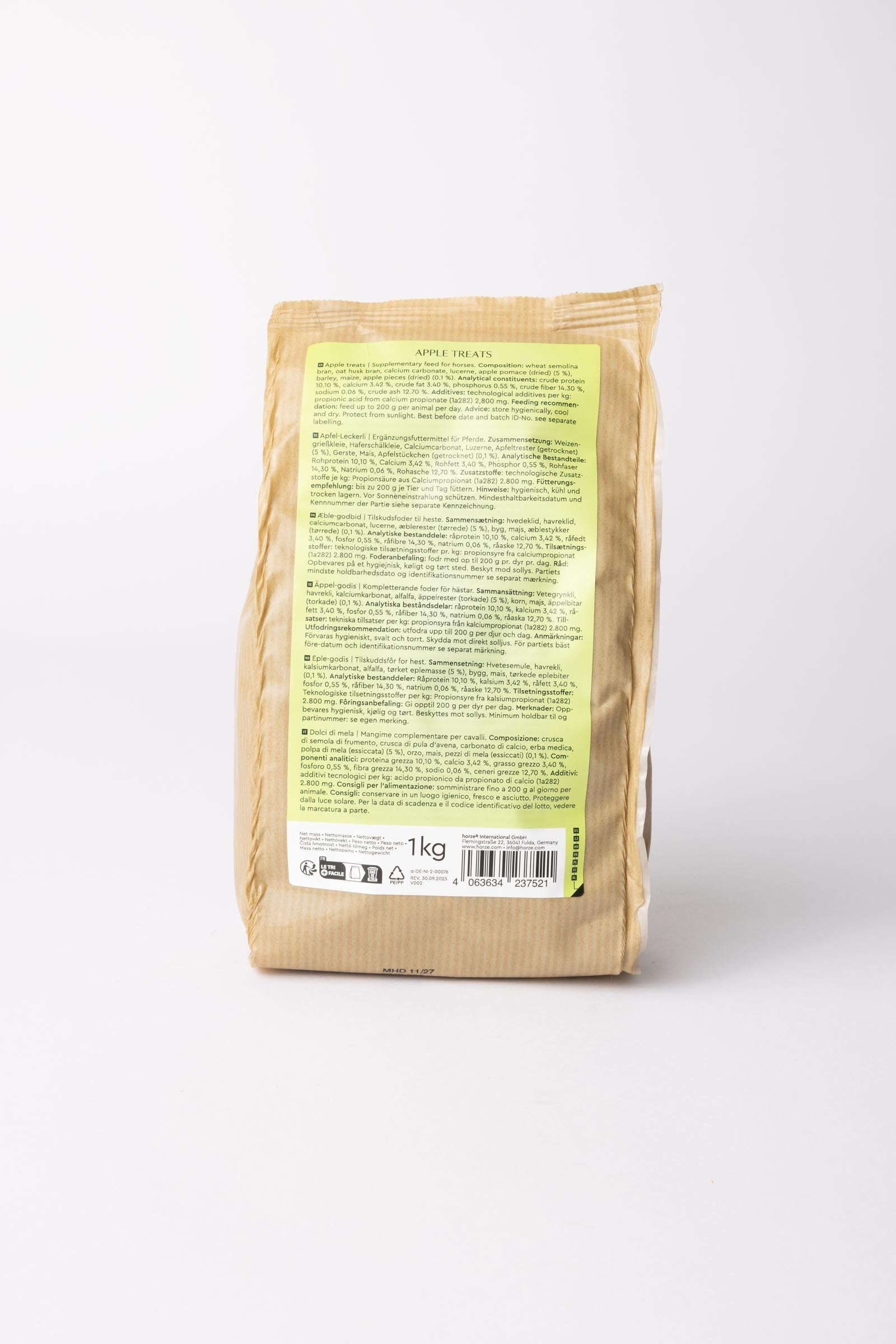 Horze Biscuits Apple, Treats 1kg Horse Feed & Nutrition