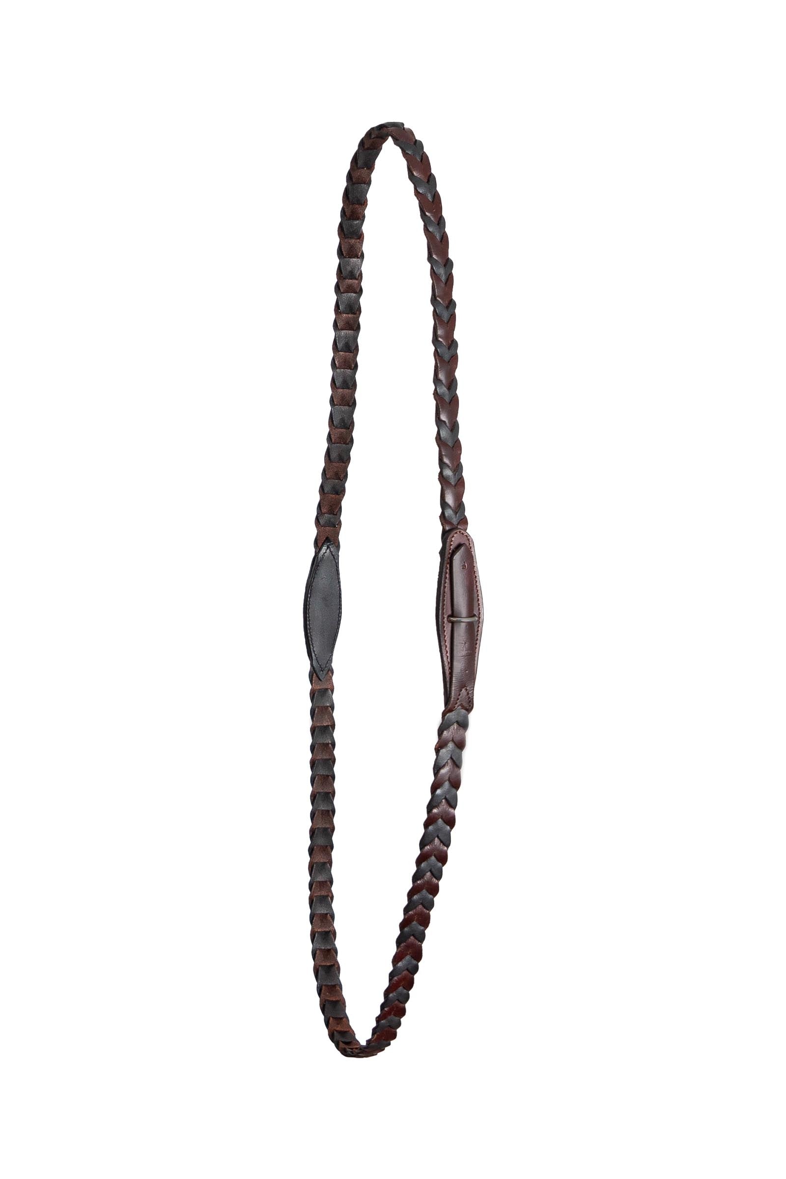 F.R.A. Freedom Riding Articles Zoë Braided Leather Neck Strap (System 1) Bridles & Reins