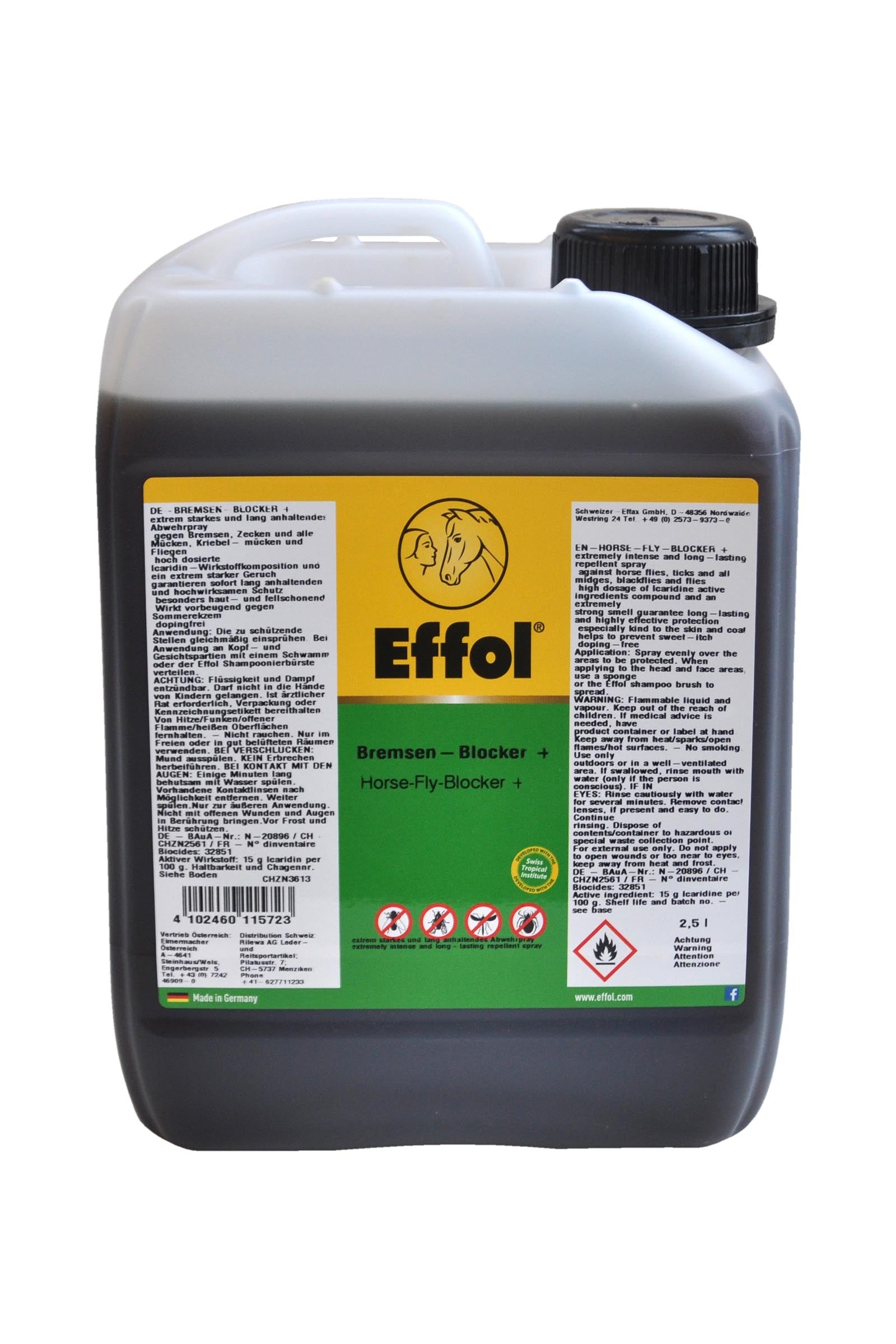 Effol Horsefly Blocker +, 2,5 l Antifly Protection for Horses
