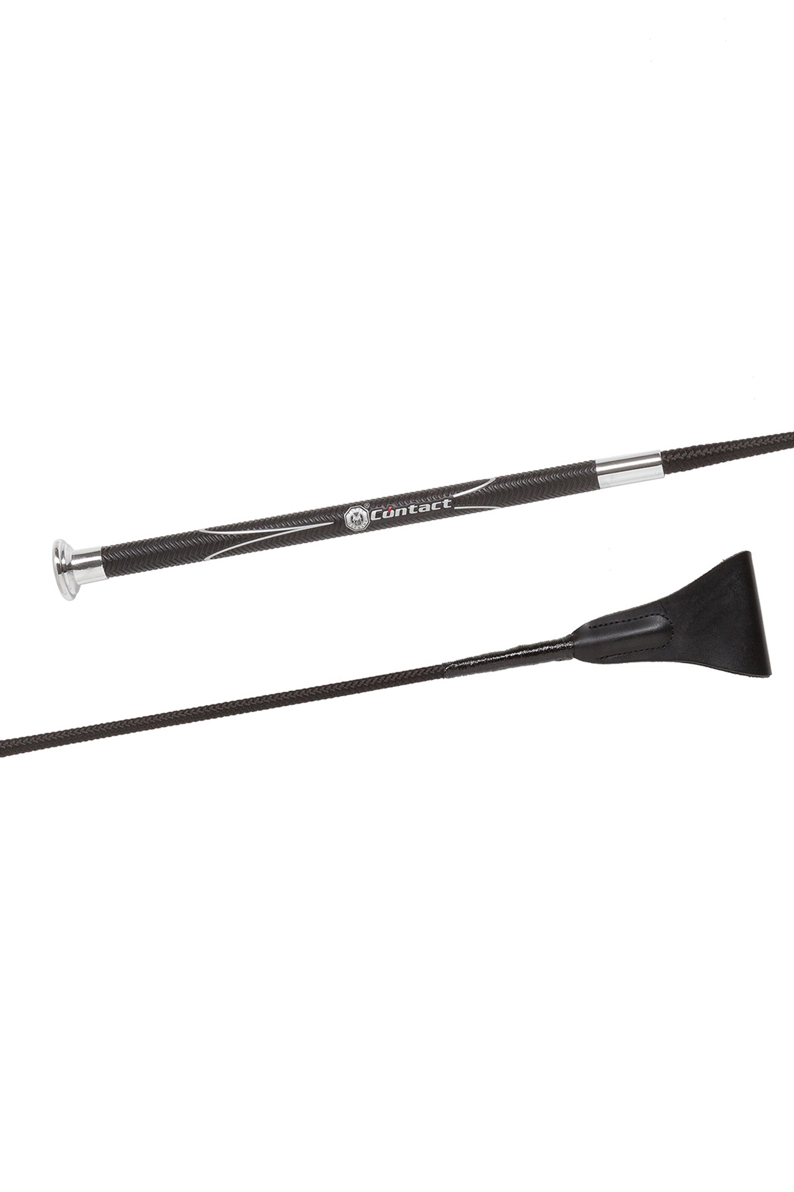Fleck Contact Jumping Whip Woven Nylon & PU Grip Riding Whips, Crops & Spurs