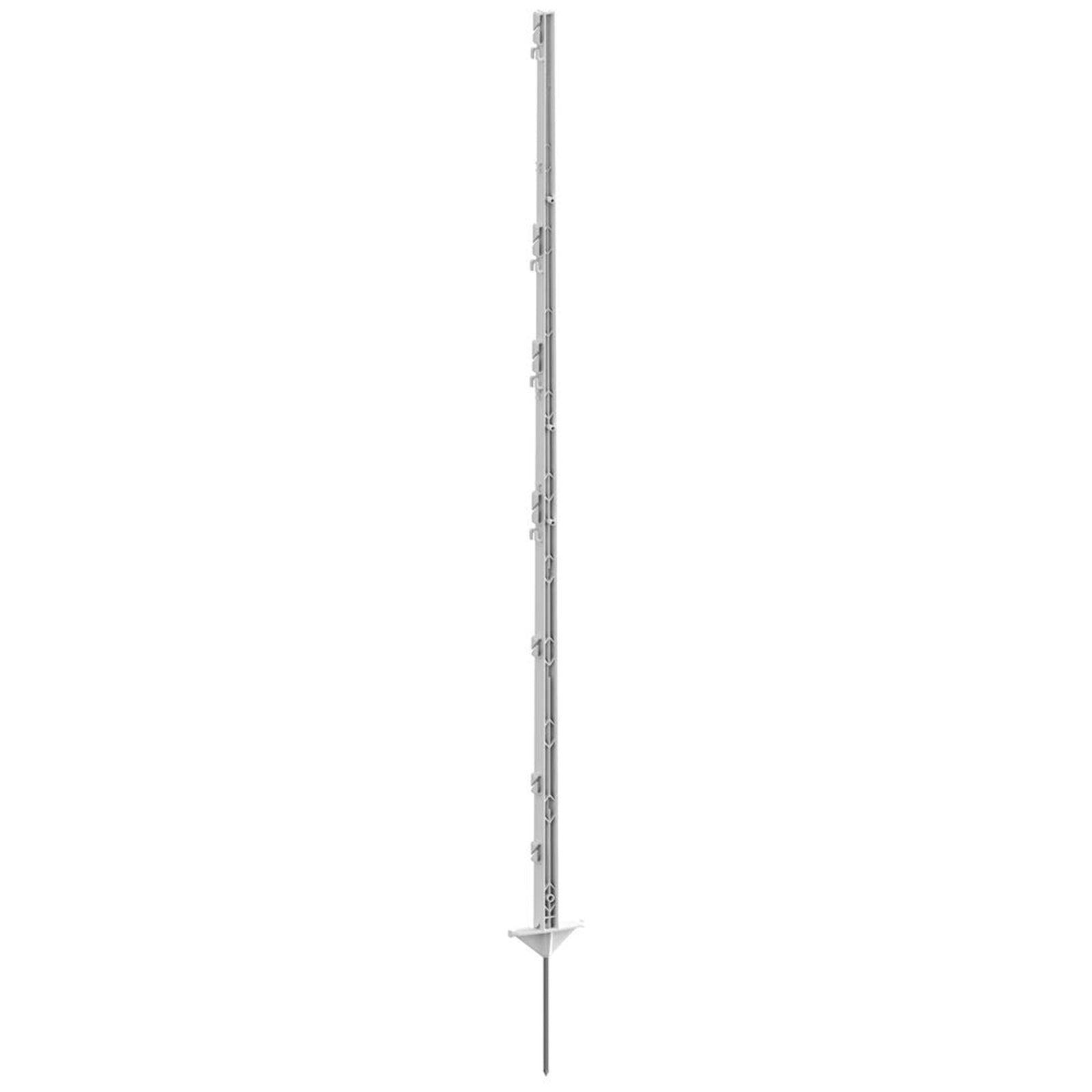 Farm Patrol Kerbl Plastic Post Classic white 156cm,21cm spike, 5 pcs Fencing Supplies