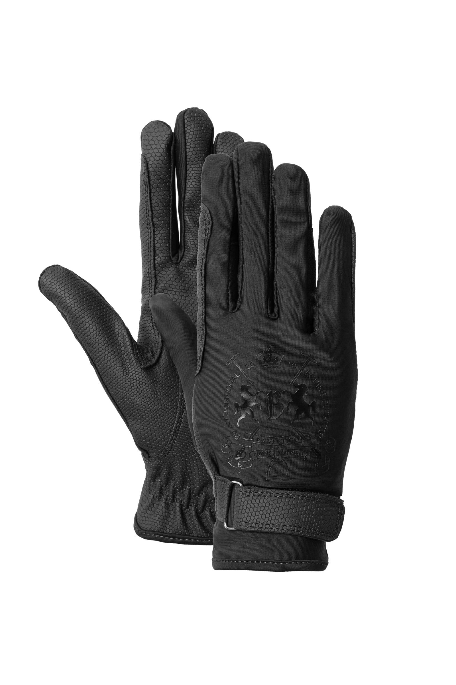 B Vertigo Laia Women's Riding Gloves with Logo Print Riding Gloves