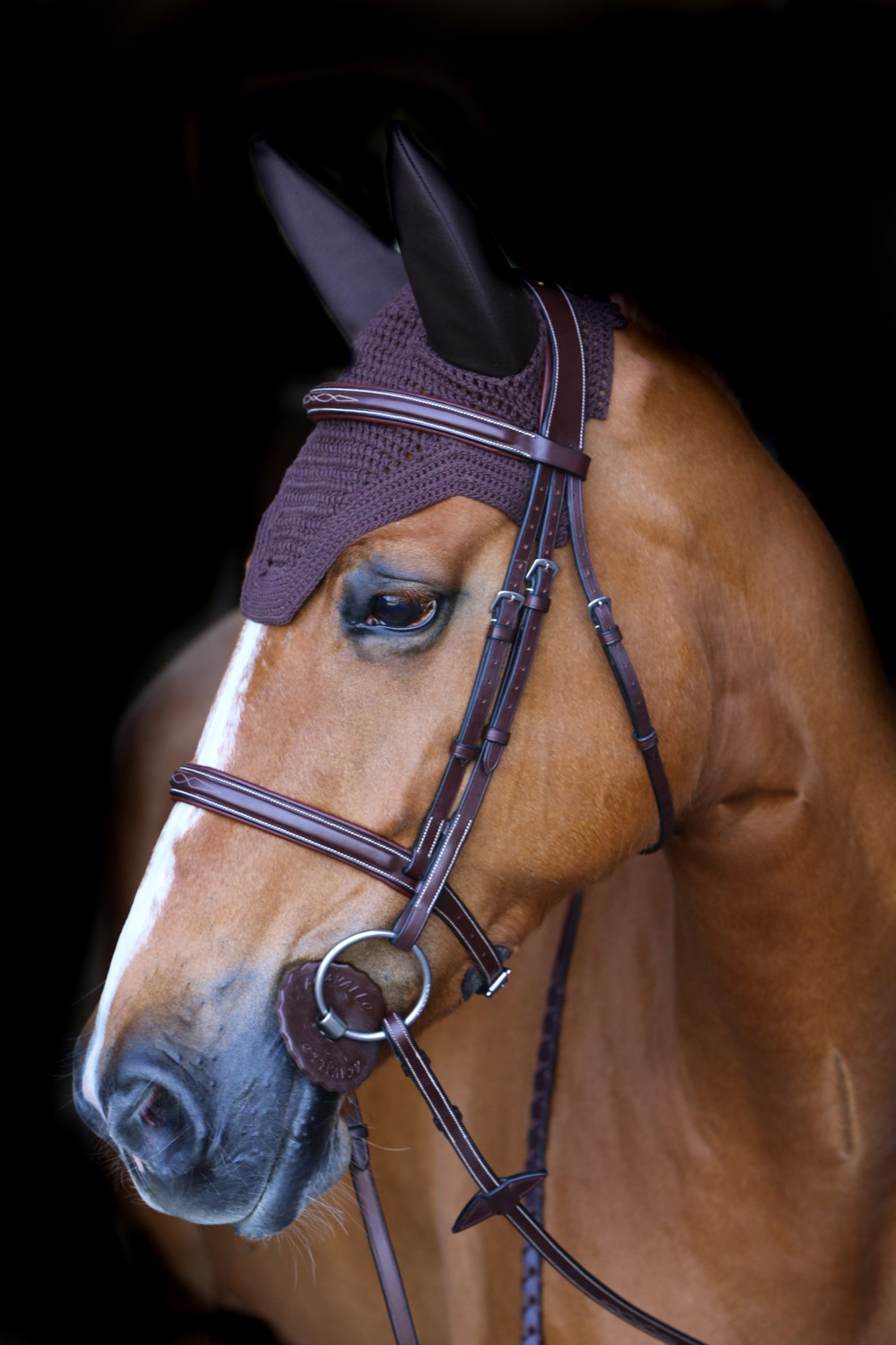 Kentucky Horsewear Fly Veil Wellington Soundless Saddle Pads