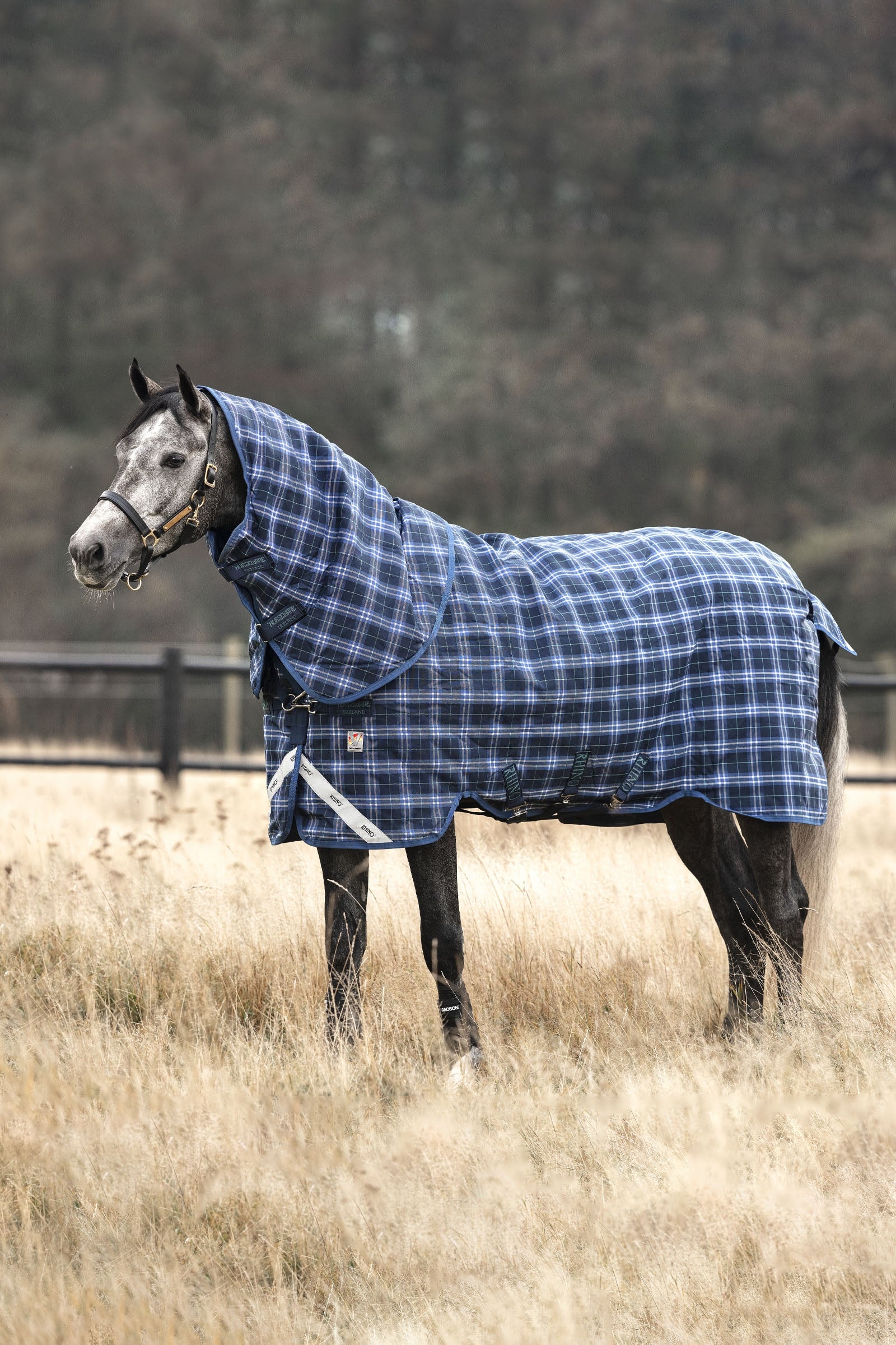 Horseware Rhino Plus Vari-Layer Turnout Rug With Detachable Neck, 250g Horse Rugs