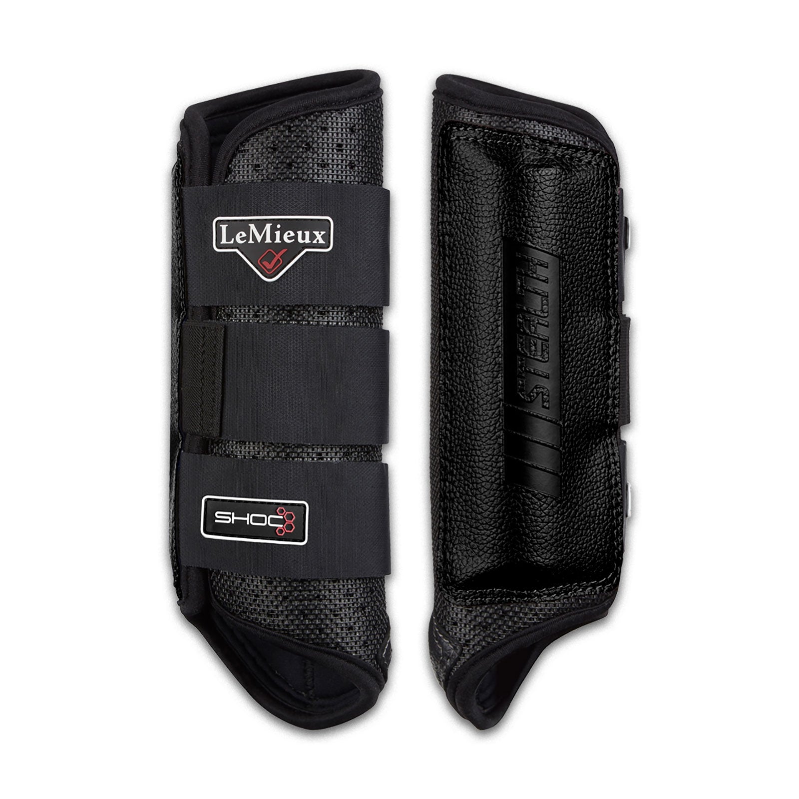 LeMieux StealthShoc XC Boots Hind Leg Protection & Hoof Protection for Horses