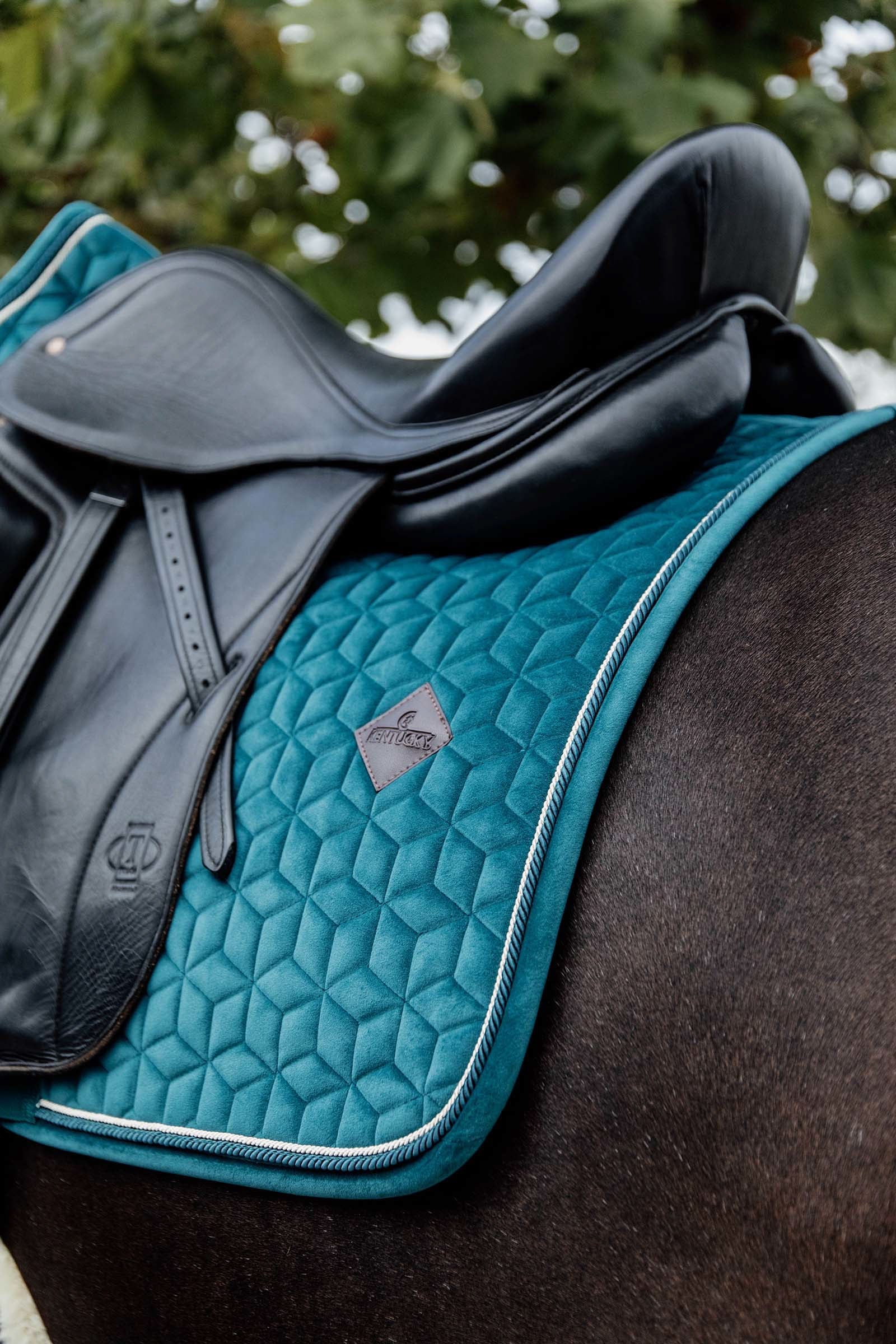 Kentucky Horsewear Velvet Dressage Saddle Pad Saddle Pads