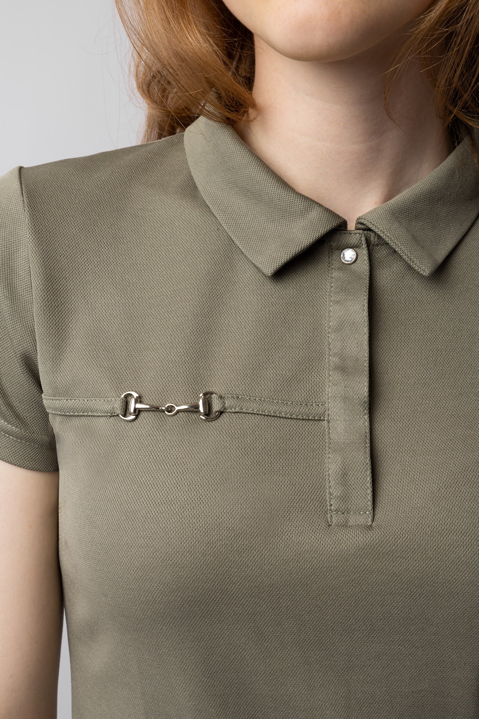 Horze Denise Women's Functional Short Sleeve Polo Shirt Women’s Riding Clothing