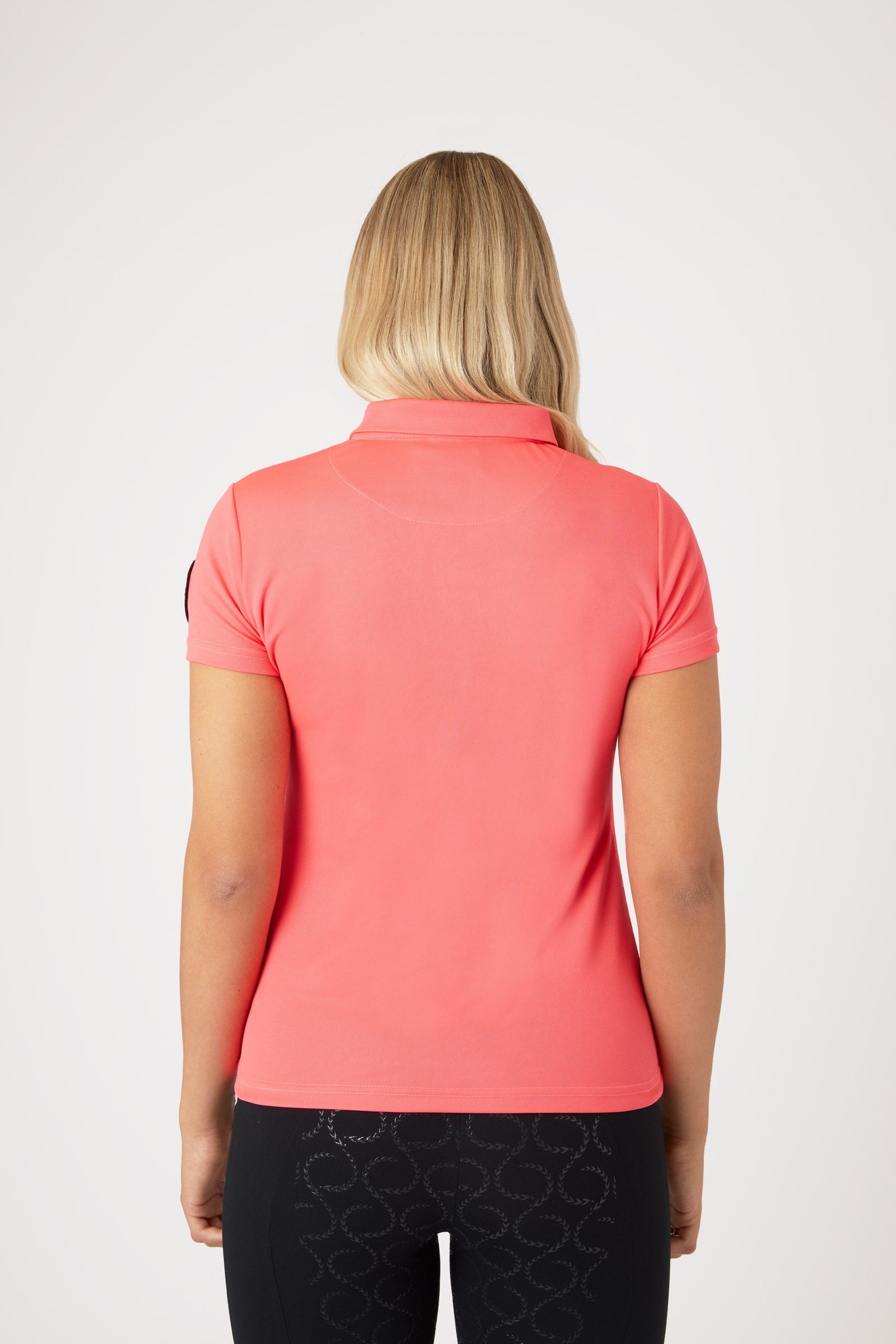 Horze Denise Women's Functional Short Sleeve Polo Shirt Women’s Riding Clothing