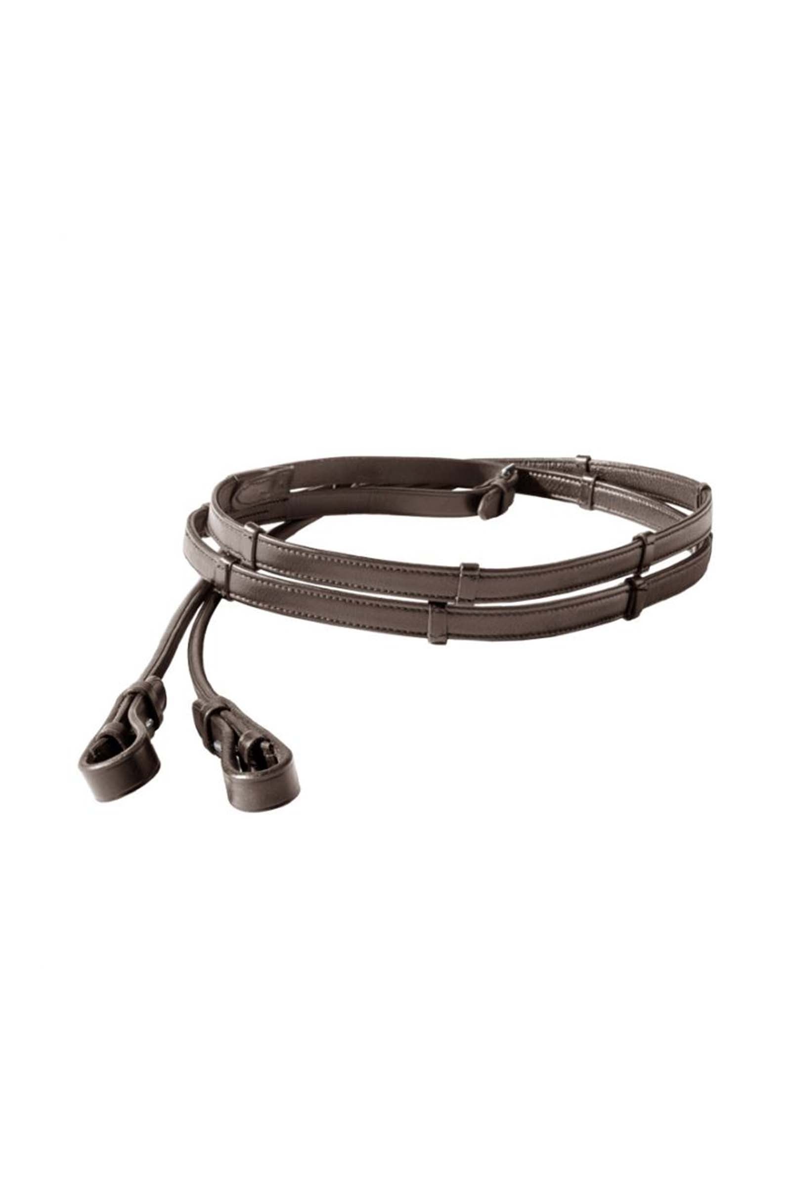 Kavalkade Florina Soft Leather Reins Round Stitched, 5 Stops, 16 mm Bridles & Reins