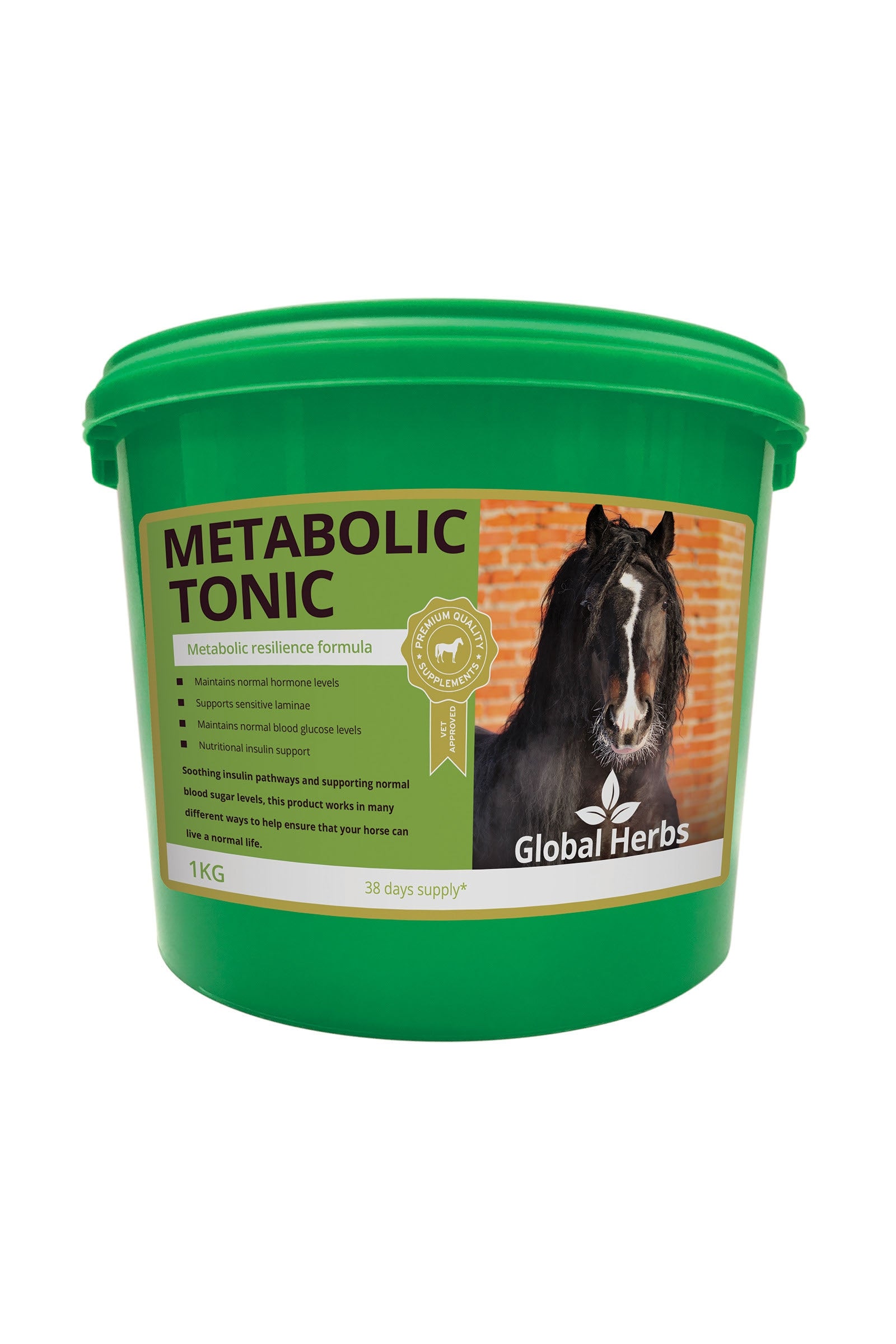 Global Herbs Metabolic Tonic, 1kg Horse Feed & Nutrition