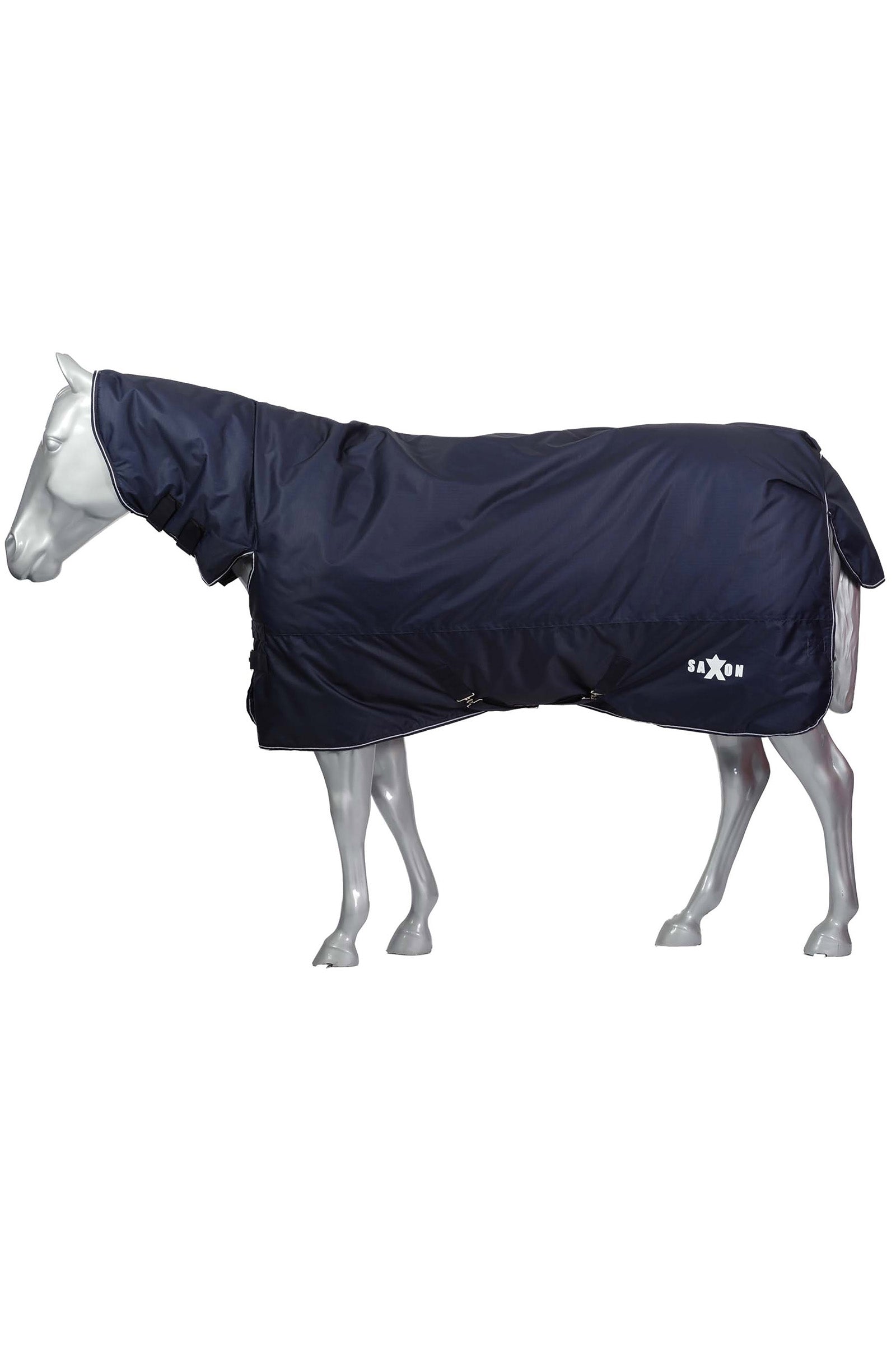 Couverture Cheval D'hiver 600D - Blue Camouflage - 280g Polyfill - Imperméable