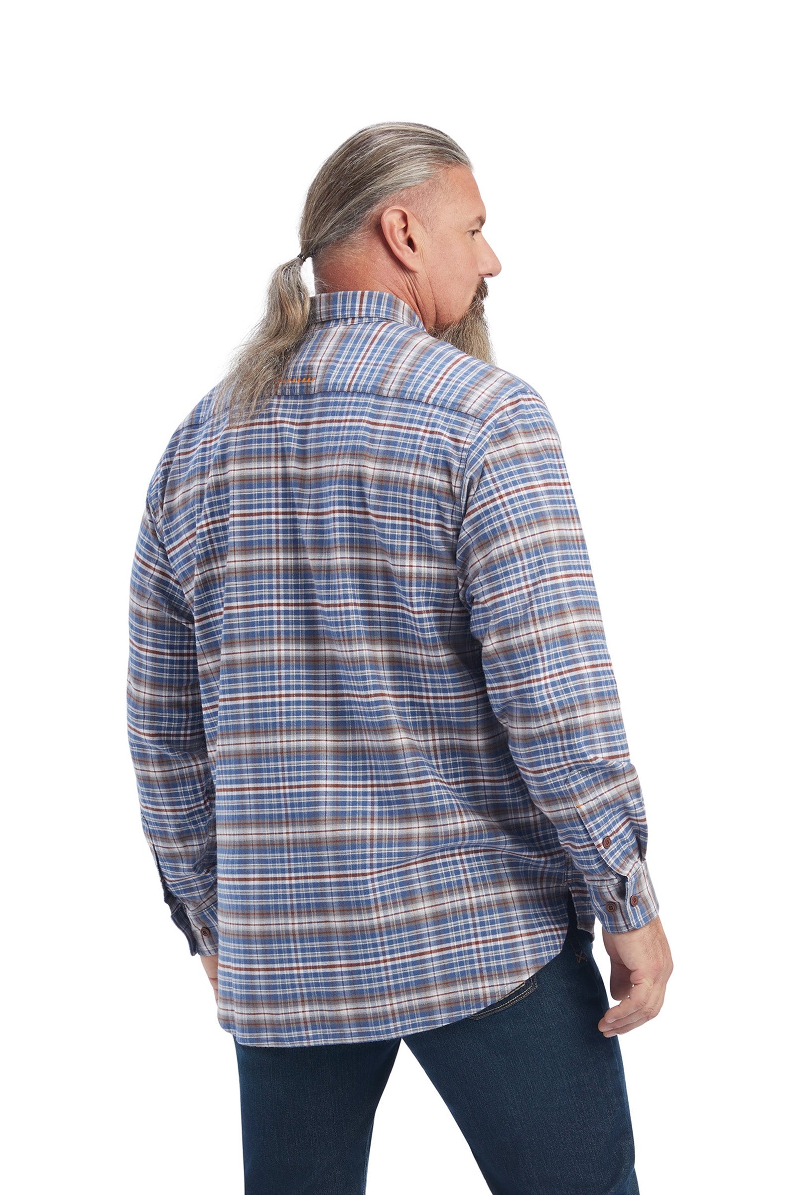 Ariat Rebar Flannel DuraStretch Men's Work Shirt Mens Riding Clothing