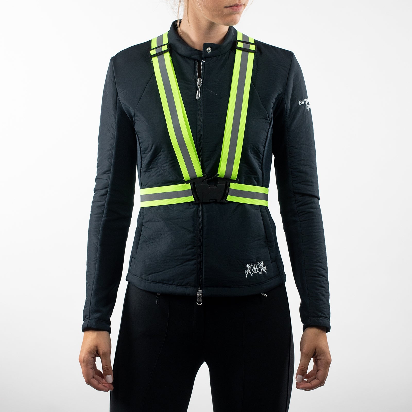 Horze Adjustable Reflective Stripe Riding Vest Reflective