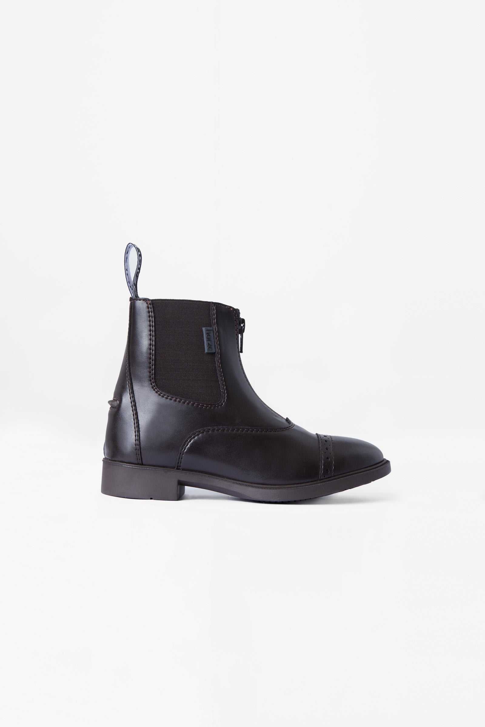 Horze Wexford Kids Front-Zip Jodhpur Boots Riding Boots & Riding Shoes