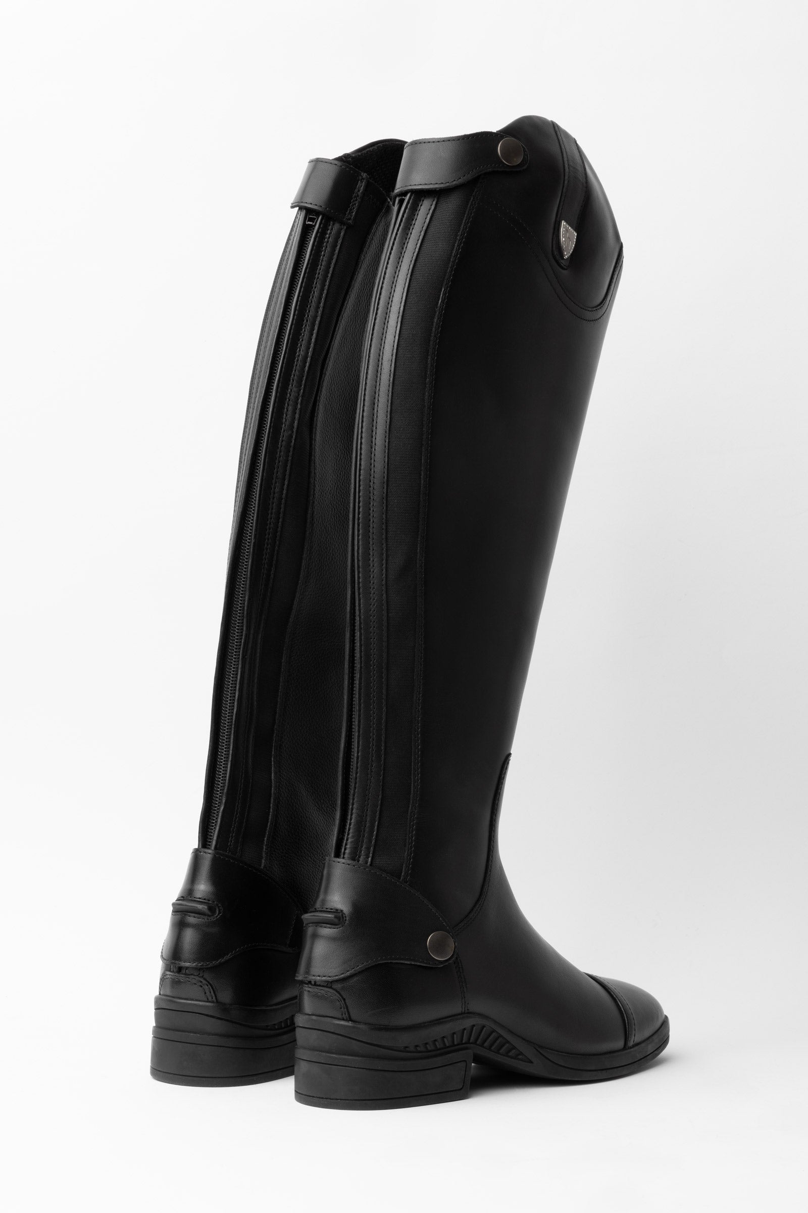 Horze Duvall Women's Leather Tall Boots – Black – horze
