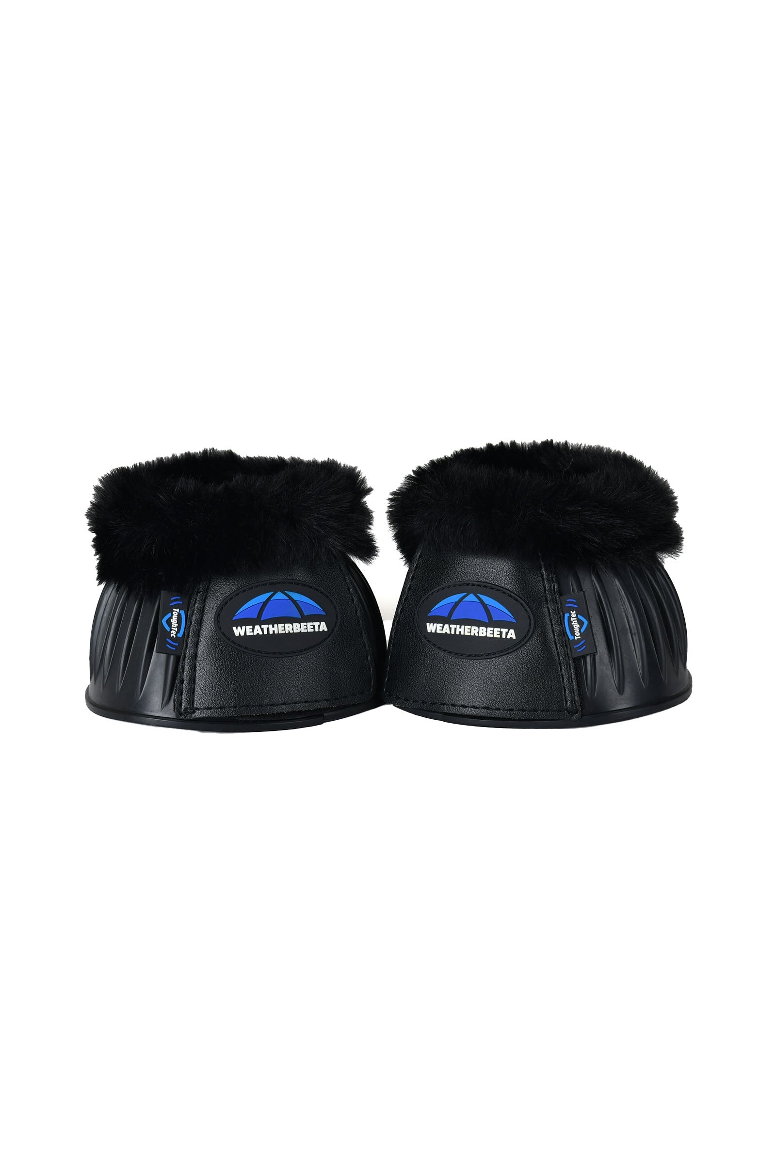Weatherbeeta Tough-Tec Prime Fleece Trim Rubber Bell Boots Leg Protection & Hoof Protection for Horses
