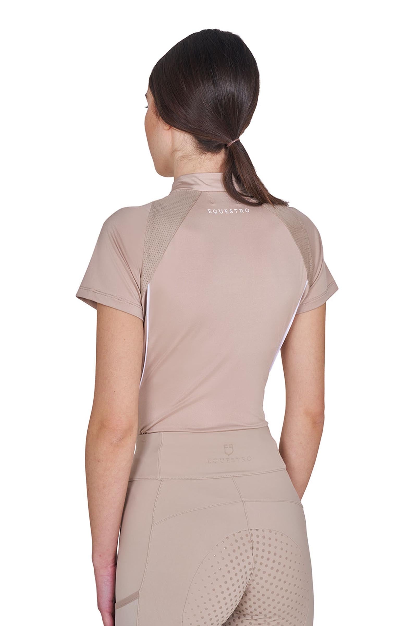 Equestro SS2026 Women's Technical Polo SS Zip Women’s Riding Clothing