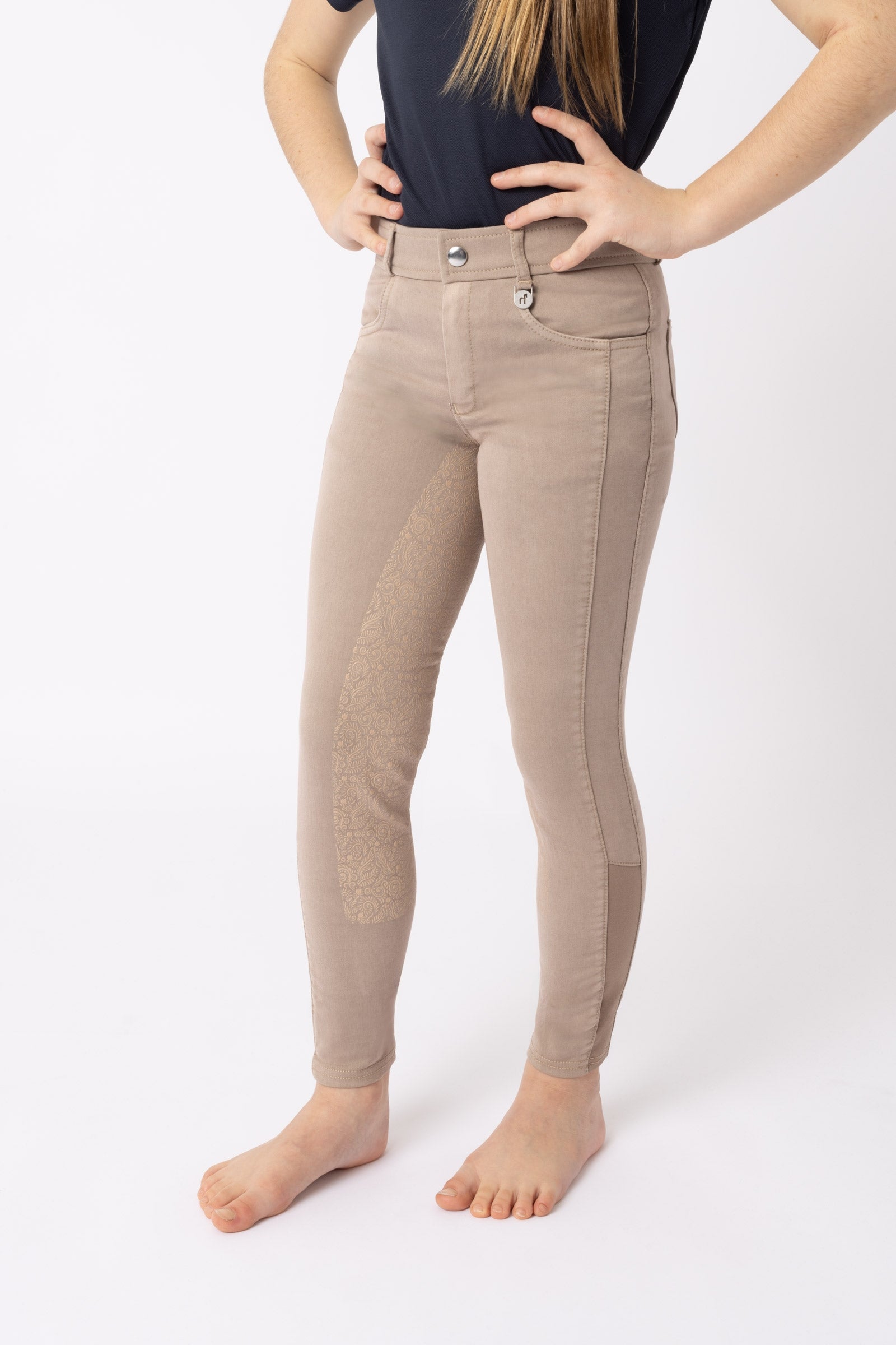 Horze Suki Kids' Full Grip Breeches Kids Apparel