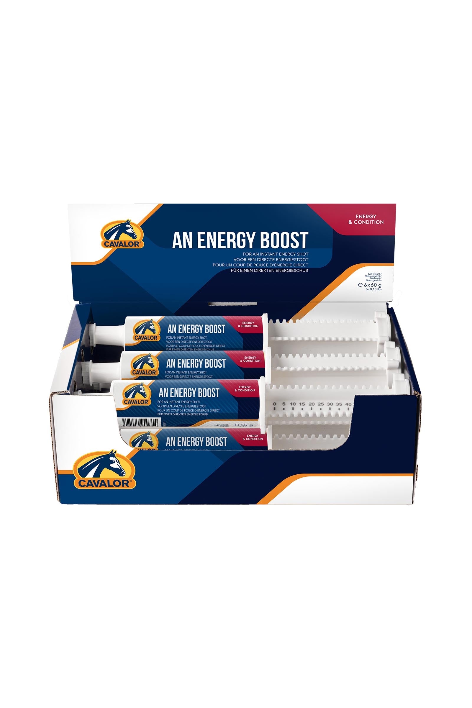 Cavalor An Energy Boost, Energy Supply, (6 x 60g) Horse Feed & Nutrition