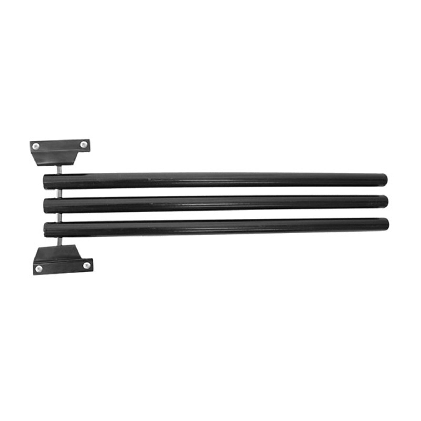 Horze 3 Piece Black Folding Blanket Rack Stable Equipment