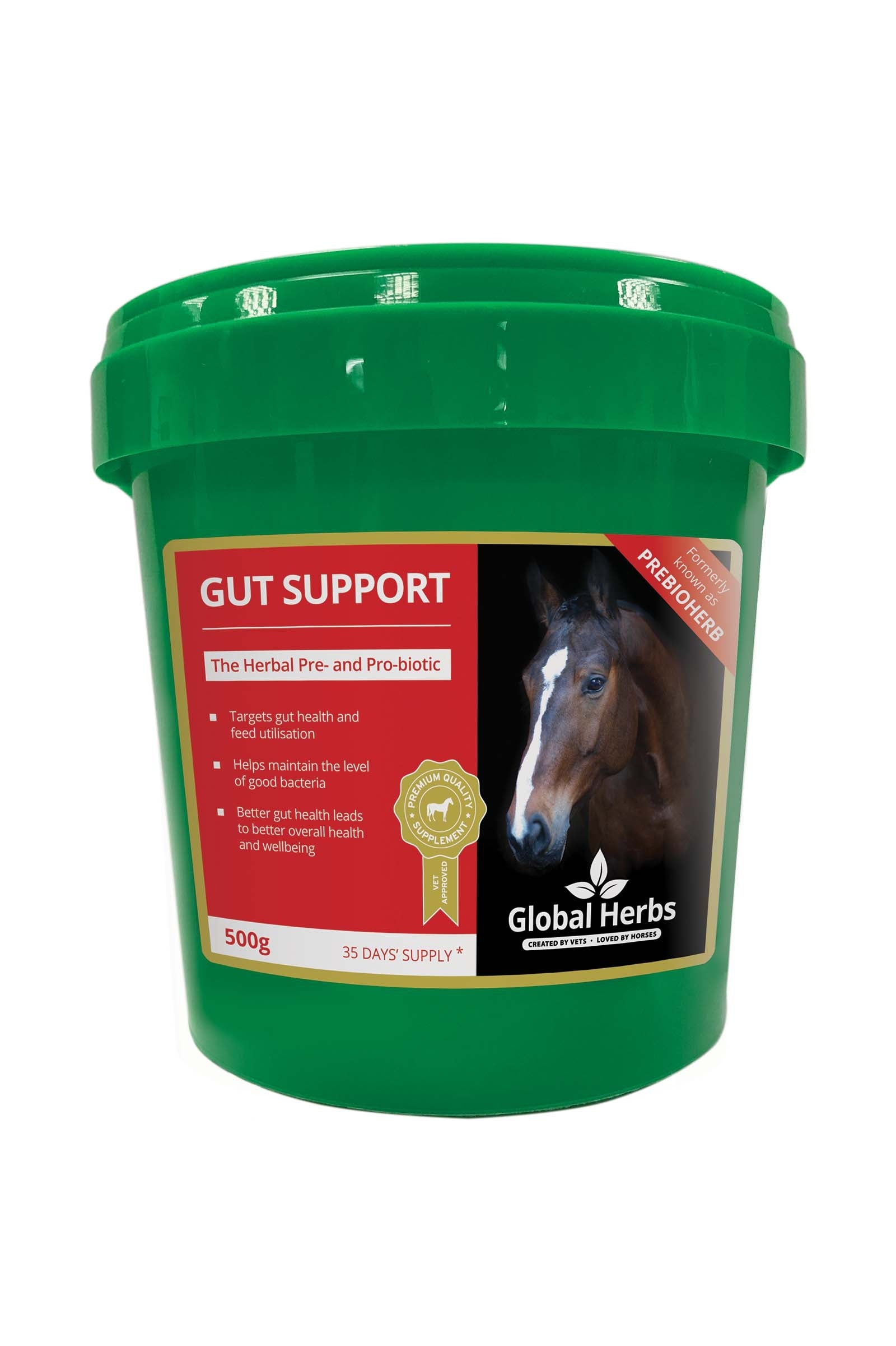 Global Herbs Gut Support 500g Horse Feed & Nutrition