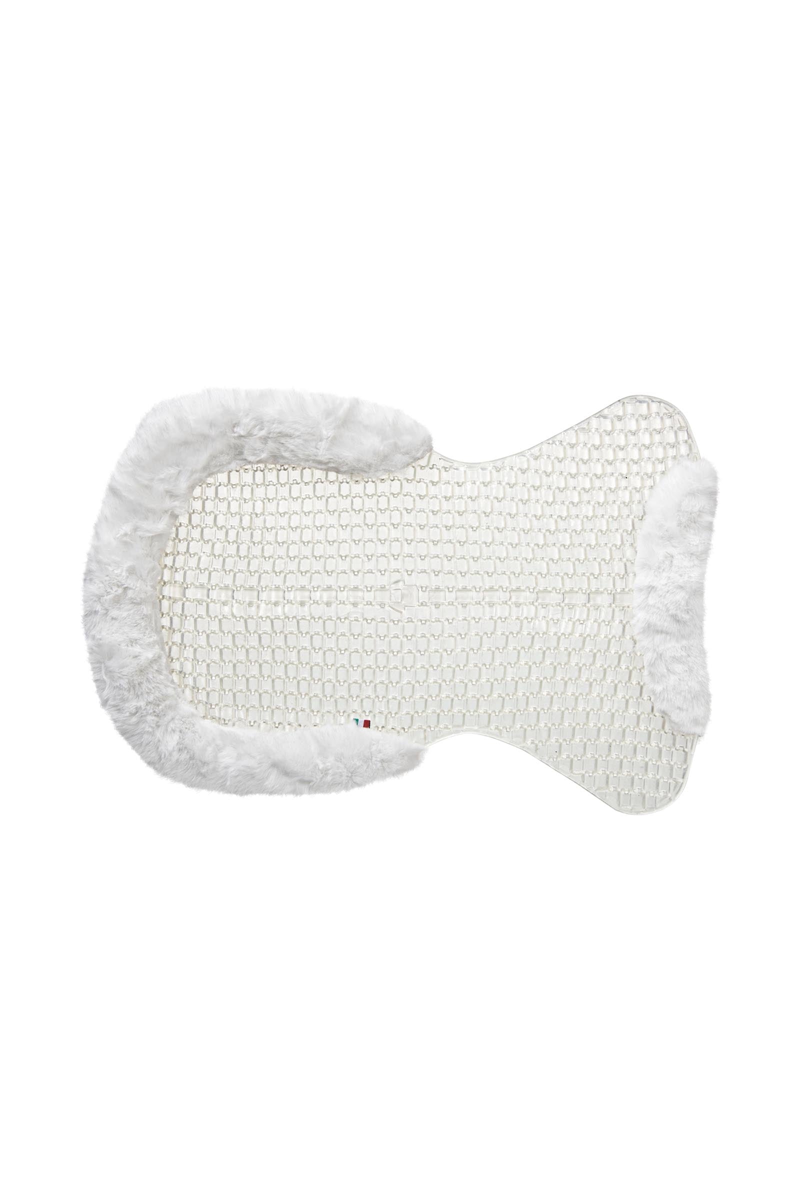 Acavallo Gel Non Slip Respira With Faux Sheepskin Cut-Out Flat Saddle Pads